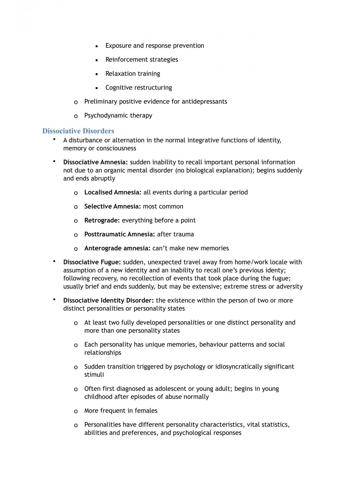 PSYC3102 Psychopathology Notes - Page 31