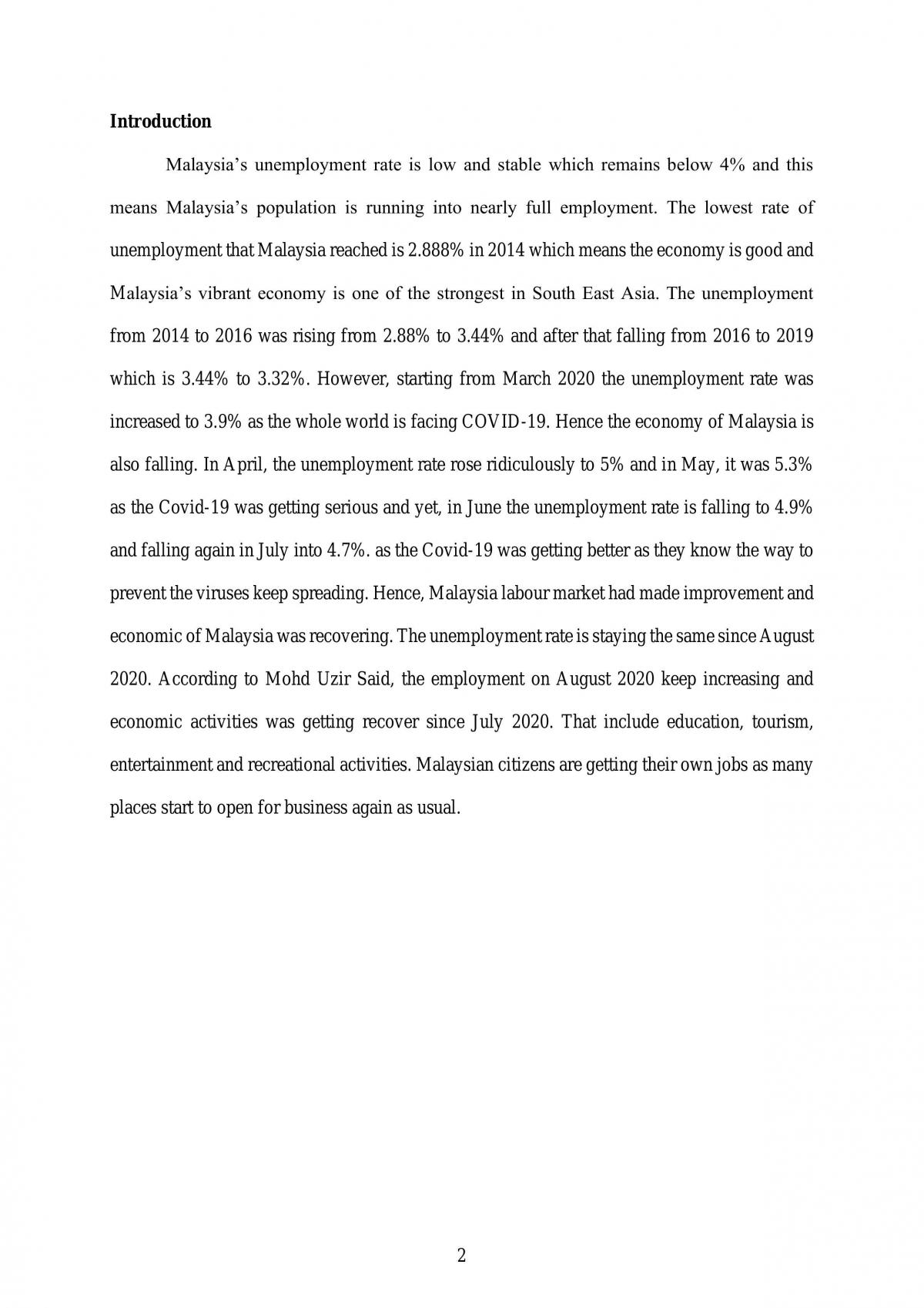 Macroeconomics Assignment - Page 2