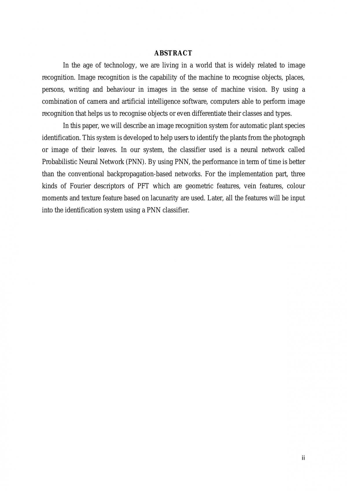 Plant Leaf Recognition for Machine Learning - Page 2