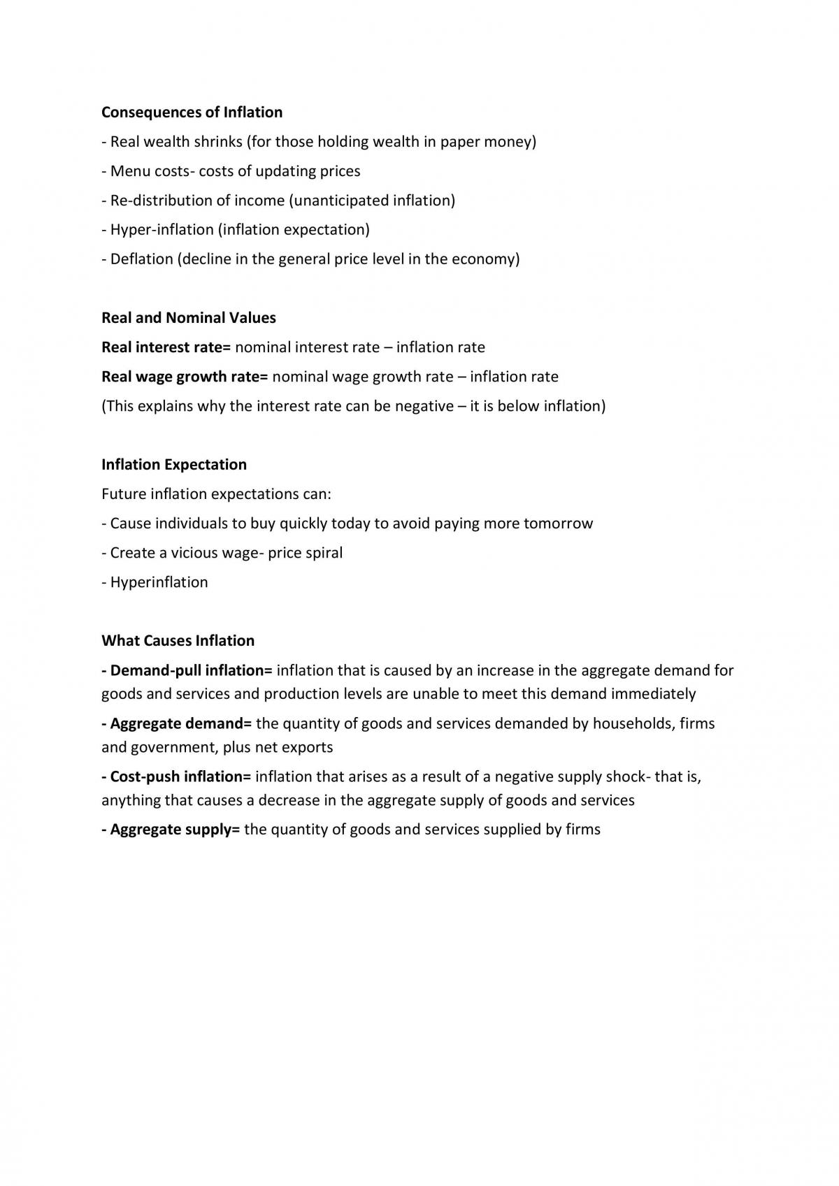 Economics - Exam Notes - Page 13