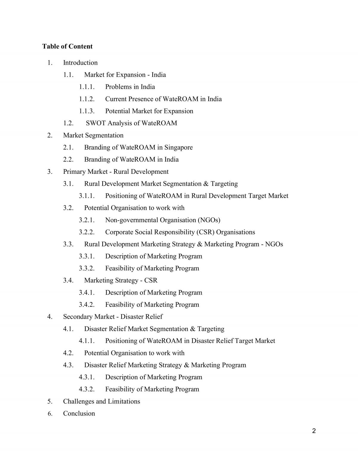 MKt1705 WateRoam Project - Page 2