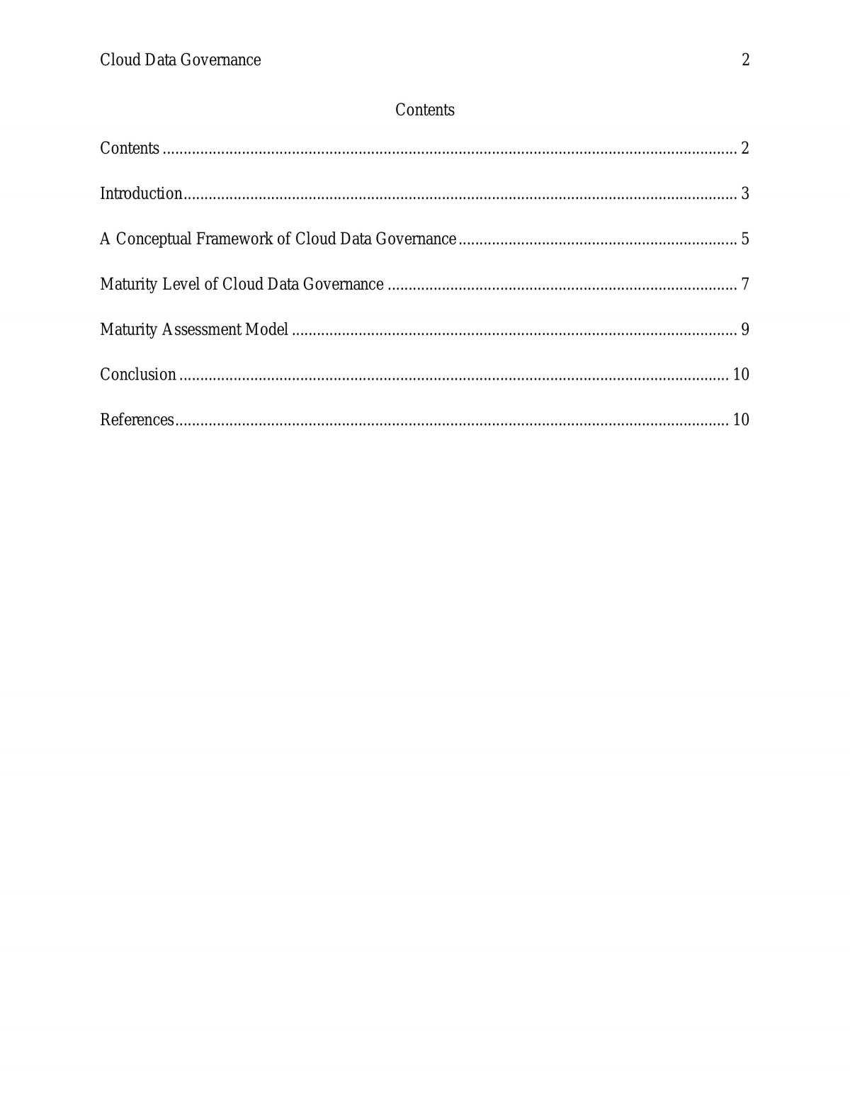 Cloud Data Governance - Page 2