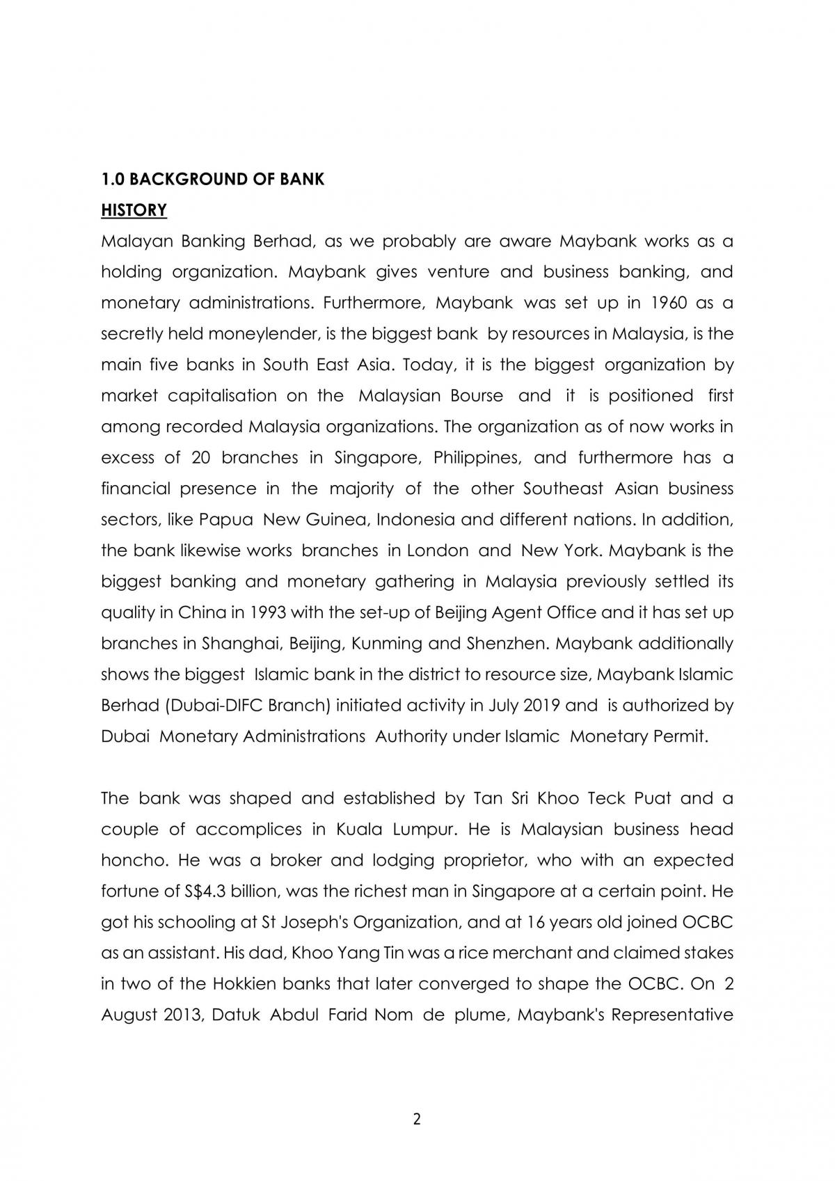 Evaluating Bank Performance - Page 2
