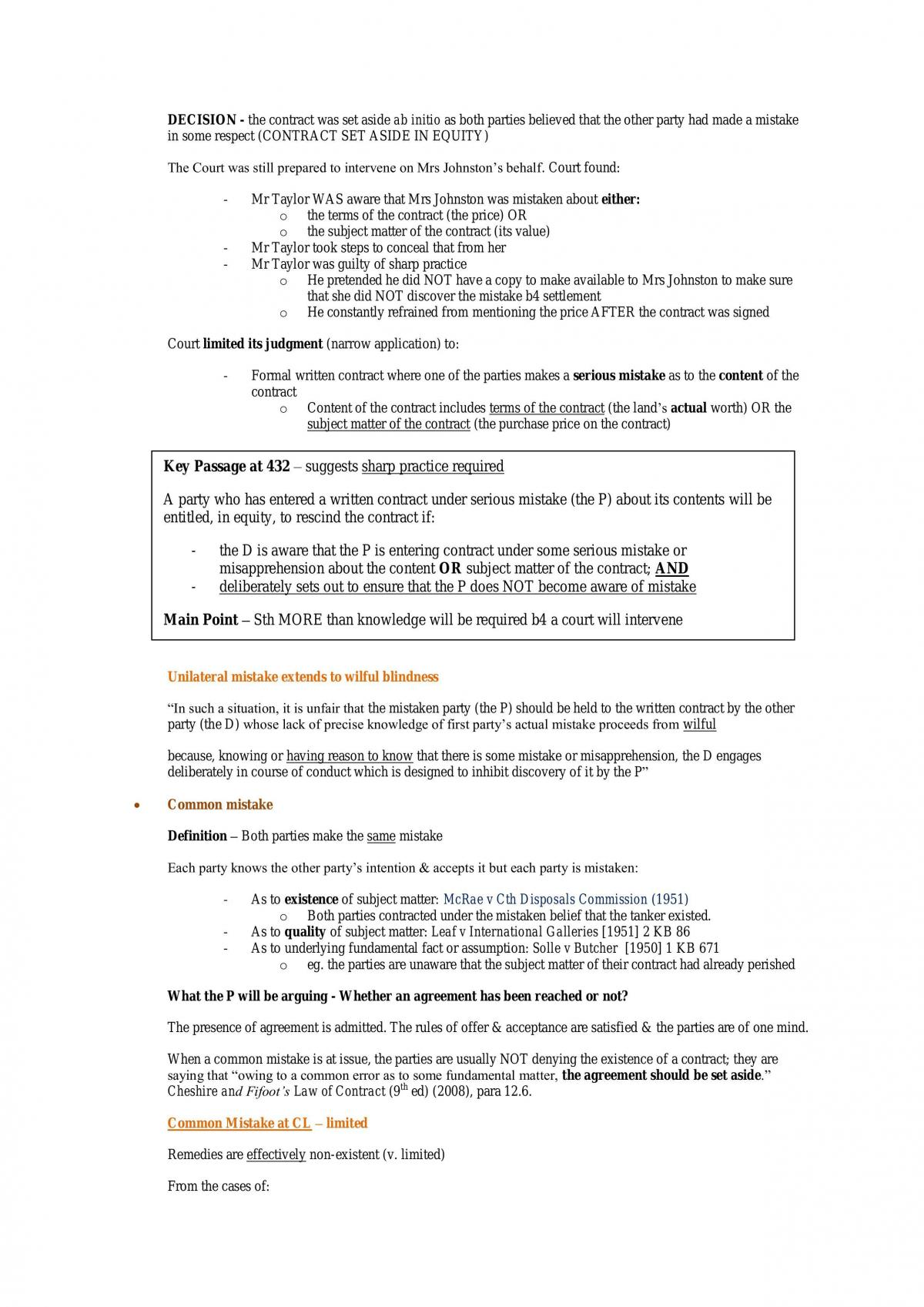 Contracts B Notes - Page 32
