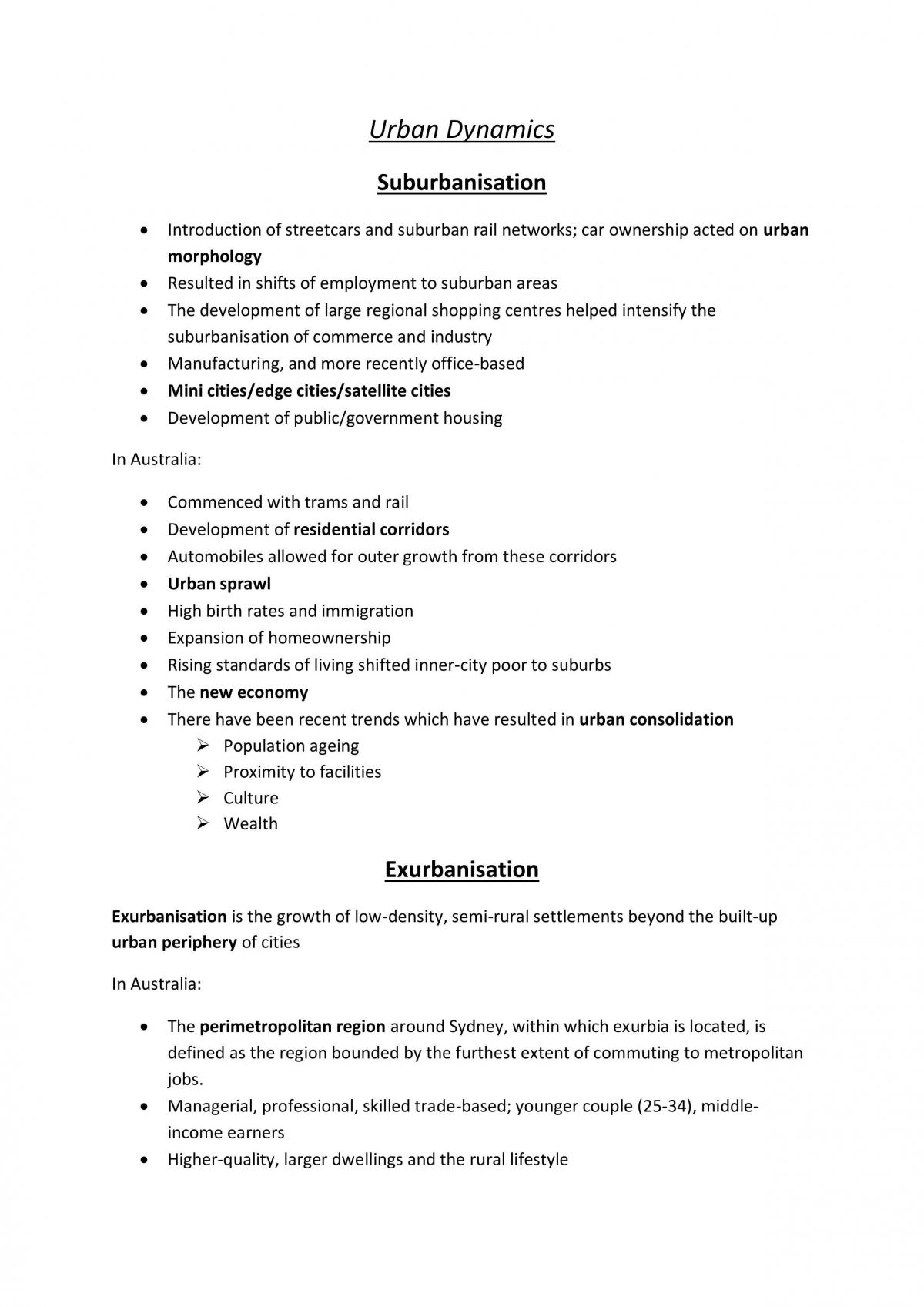 Full Notes of Urban Places section. - Page 11