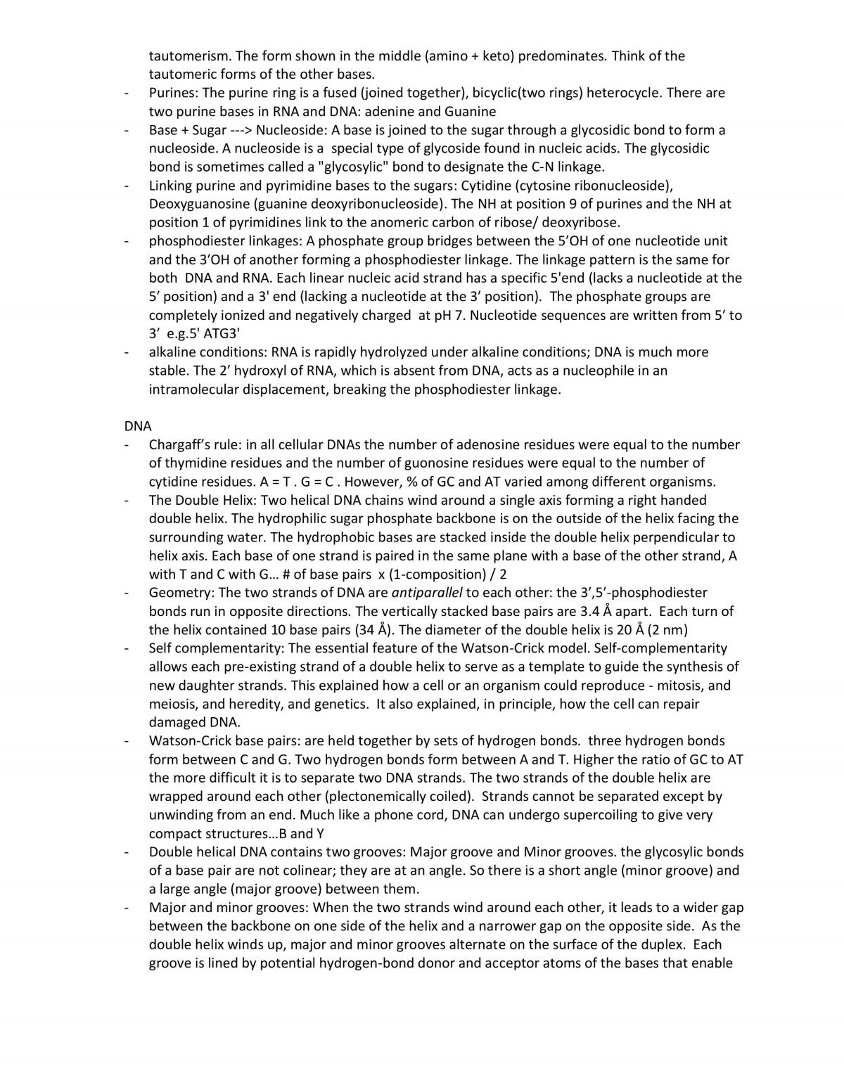 BIOC 2580 Full course notes - Page 17