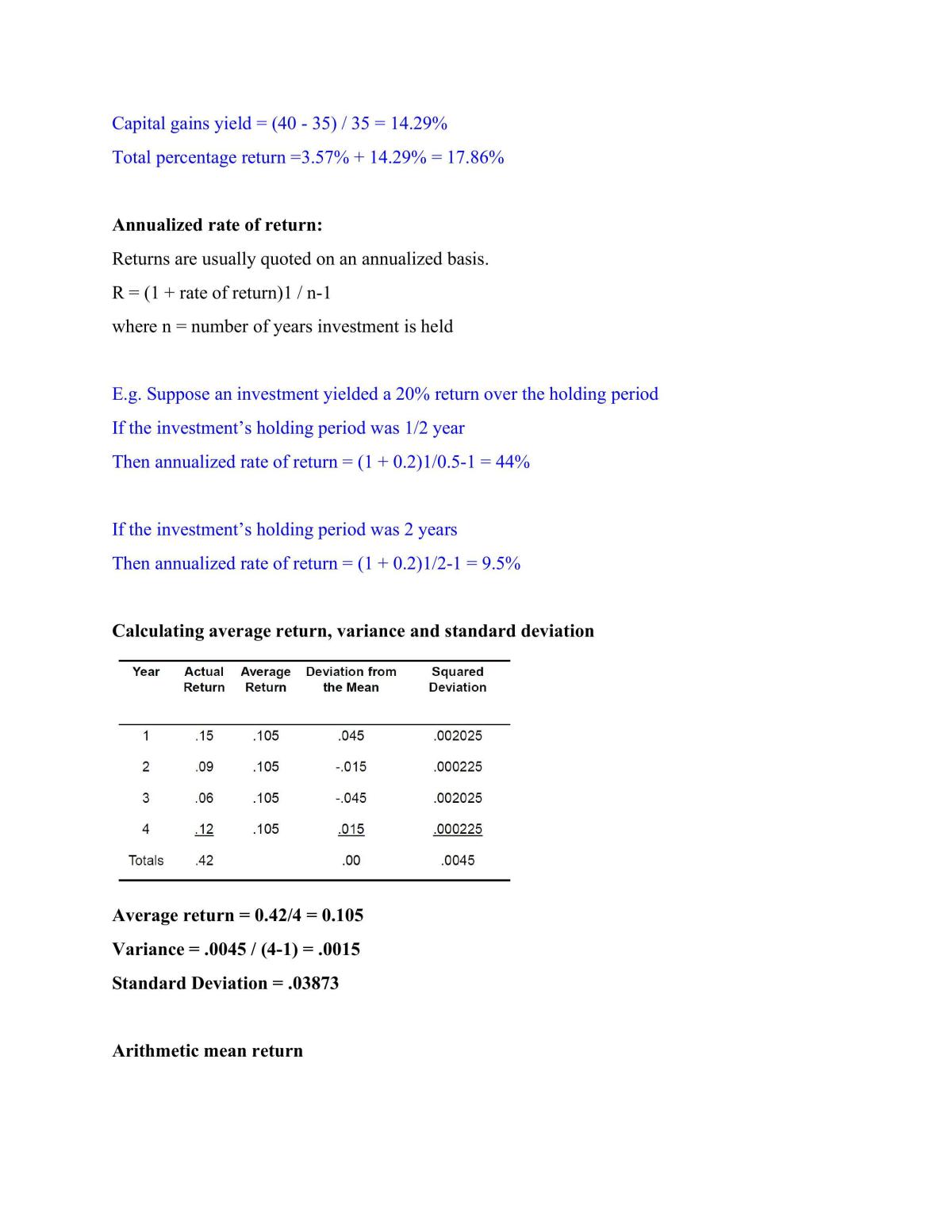 FIN203 Essentials of Financial Management - Exam Study Notes - Page 36