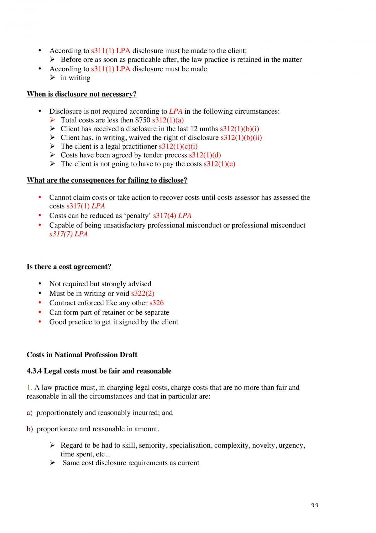 Complete Notes for LLB197 - Covering Weeks 1 to 13 as well as reference to LPA and Solicitor Rules - Page 33