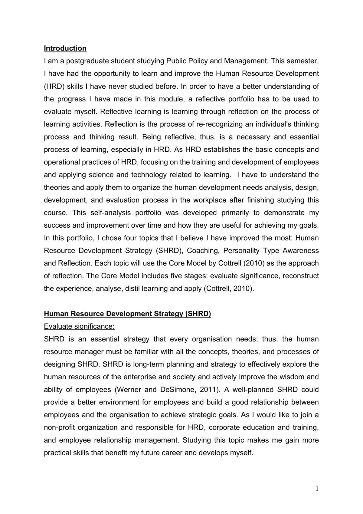  Human Resource Development Essay - Page 2