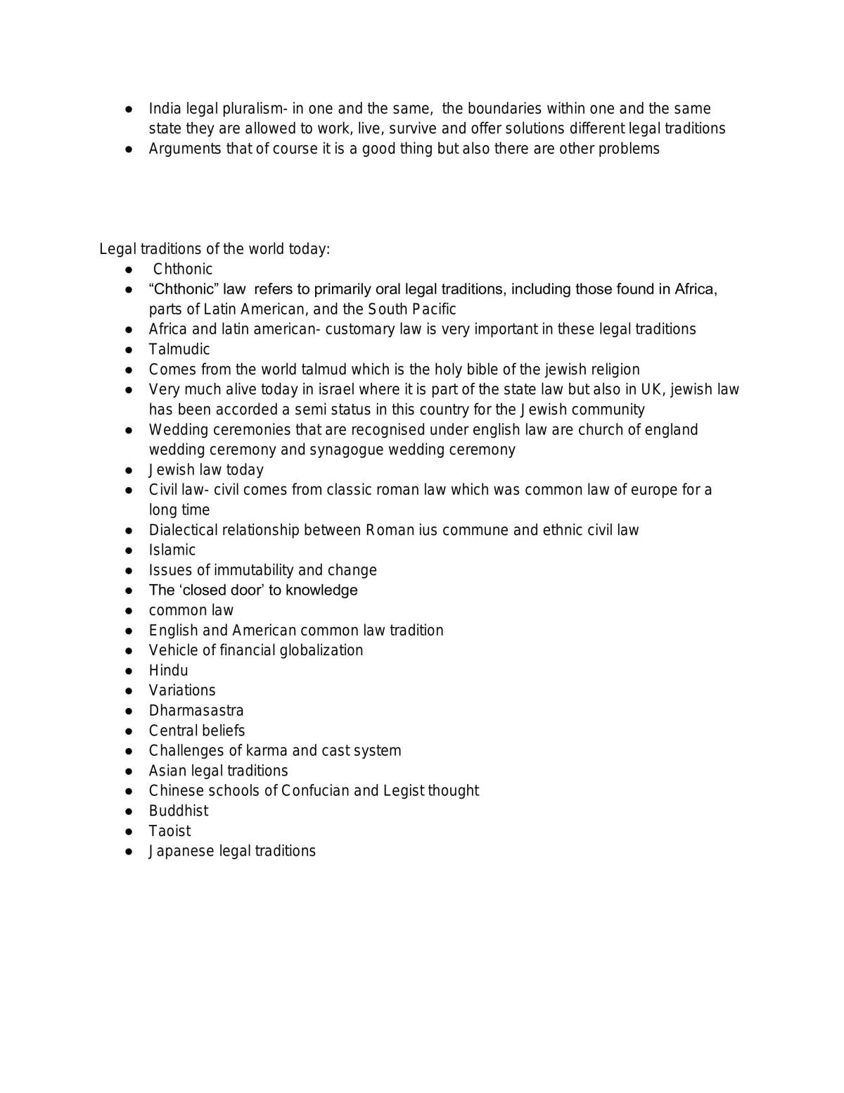 Comparative Law Notes - Page 16