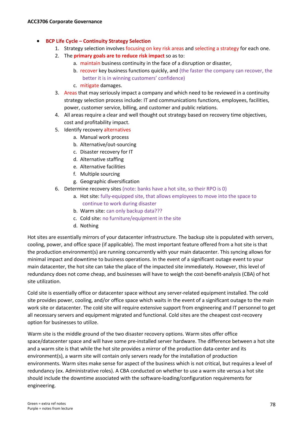 ACC3706 Notes - Page 78