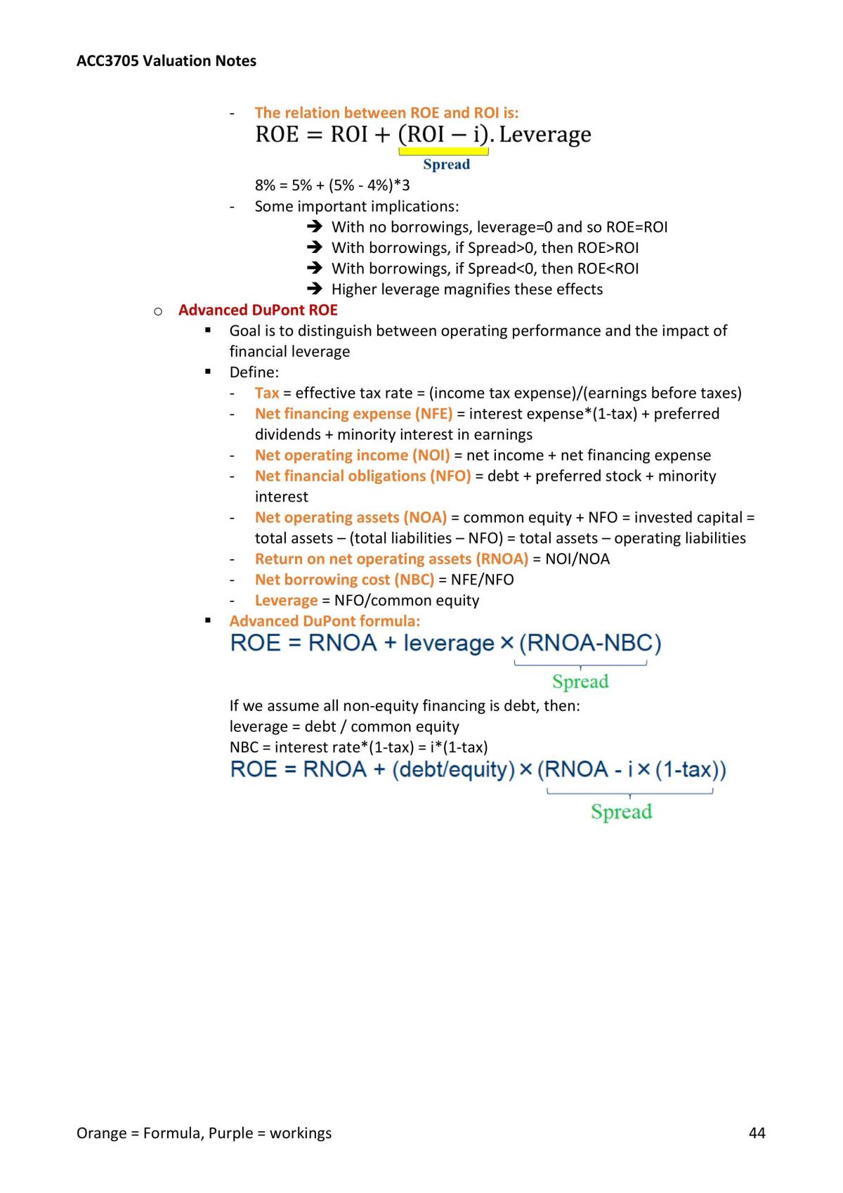 ACC3705 notes - Page 44