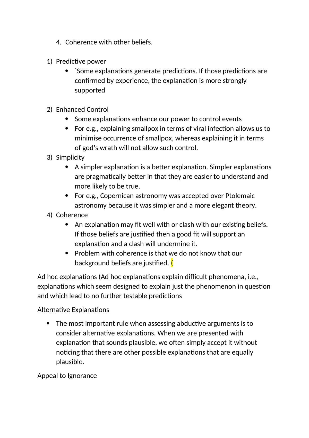 COR1701 Critical Thinking in the Real World Notes - Page 9