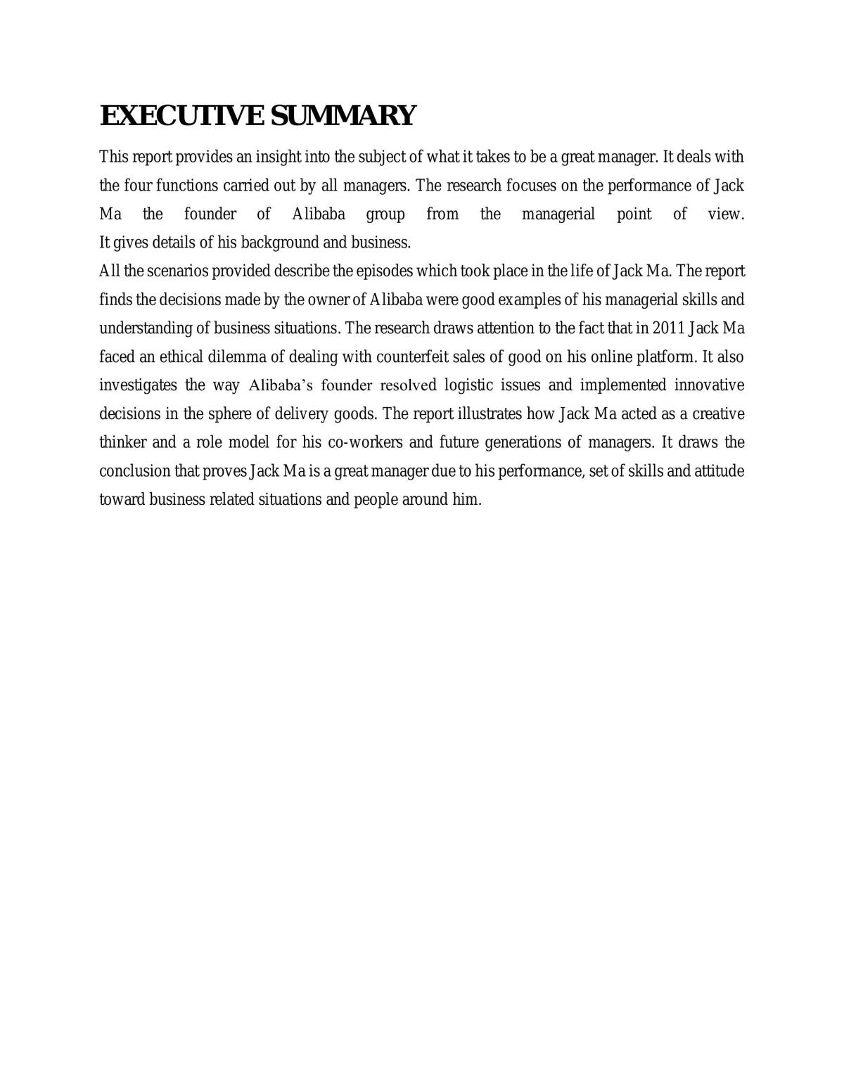 Jack Ma - An Example of a Good Manager - Page 2
