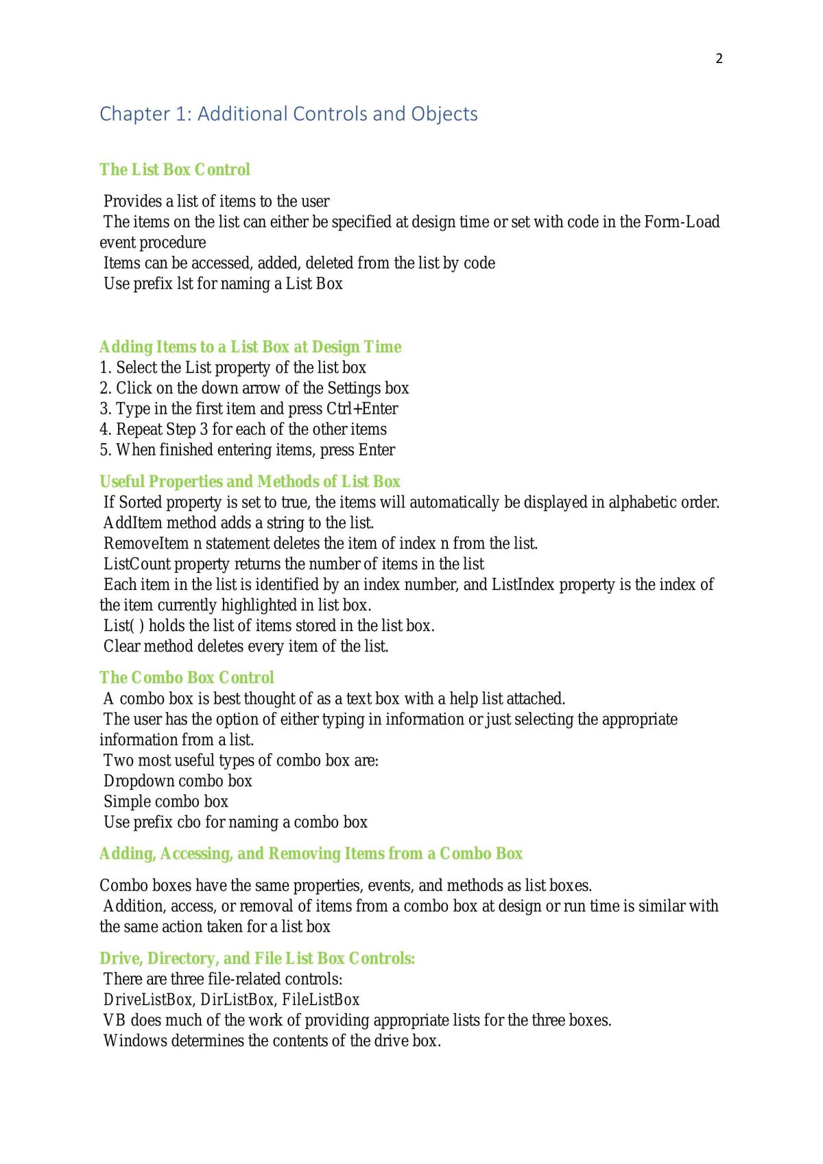 Basic Programming Notes - Page 2
