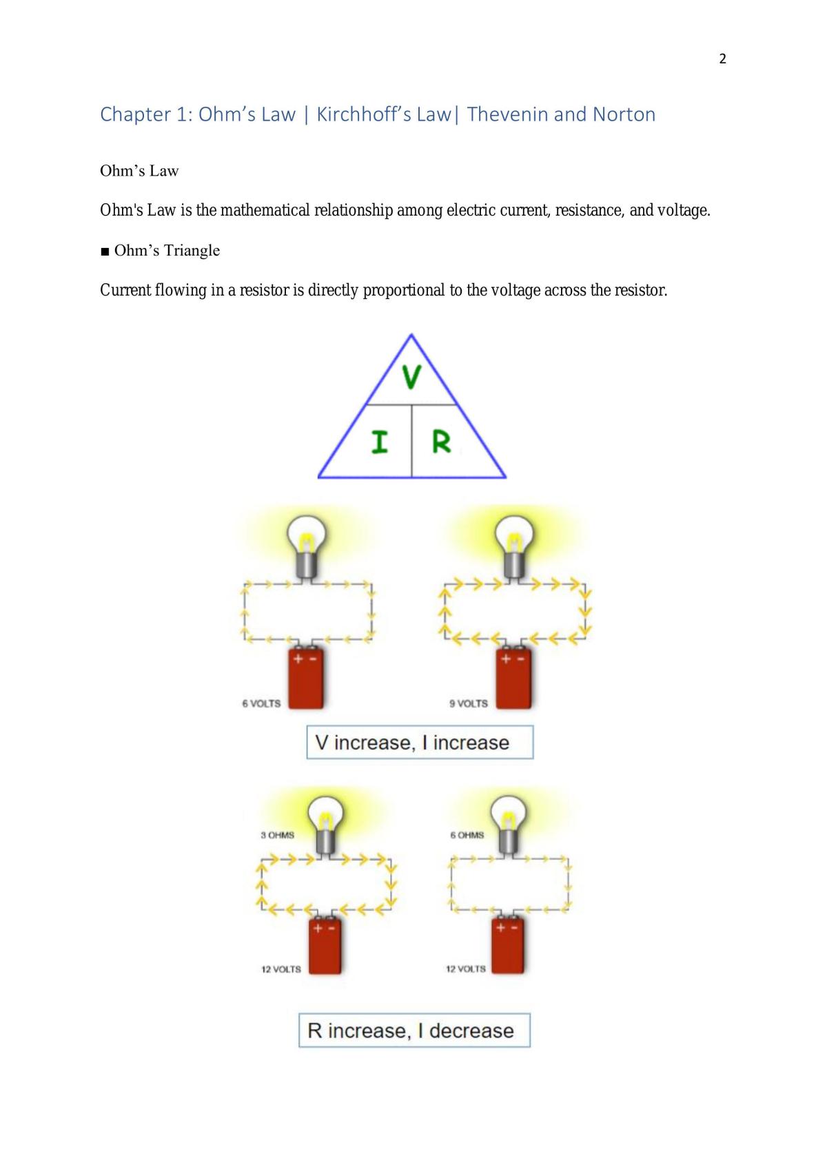 Electric Circuits I - Page 2