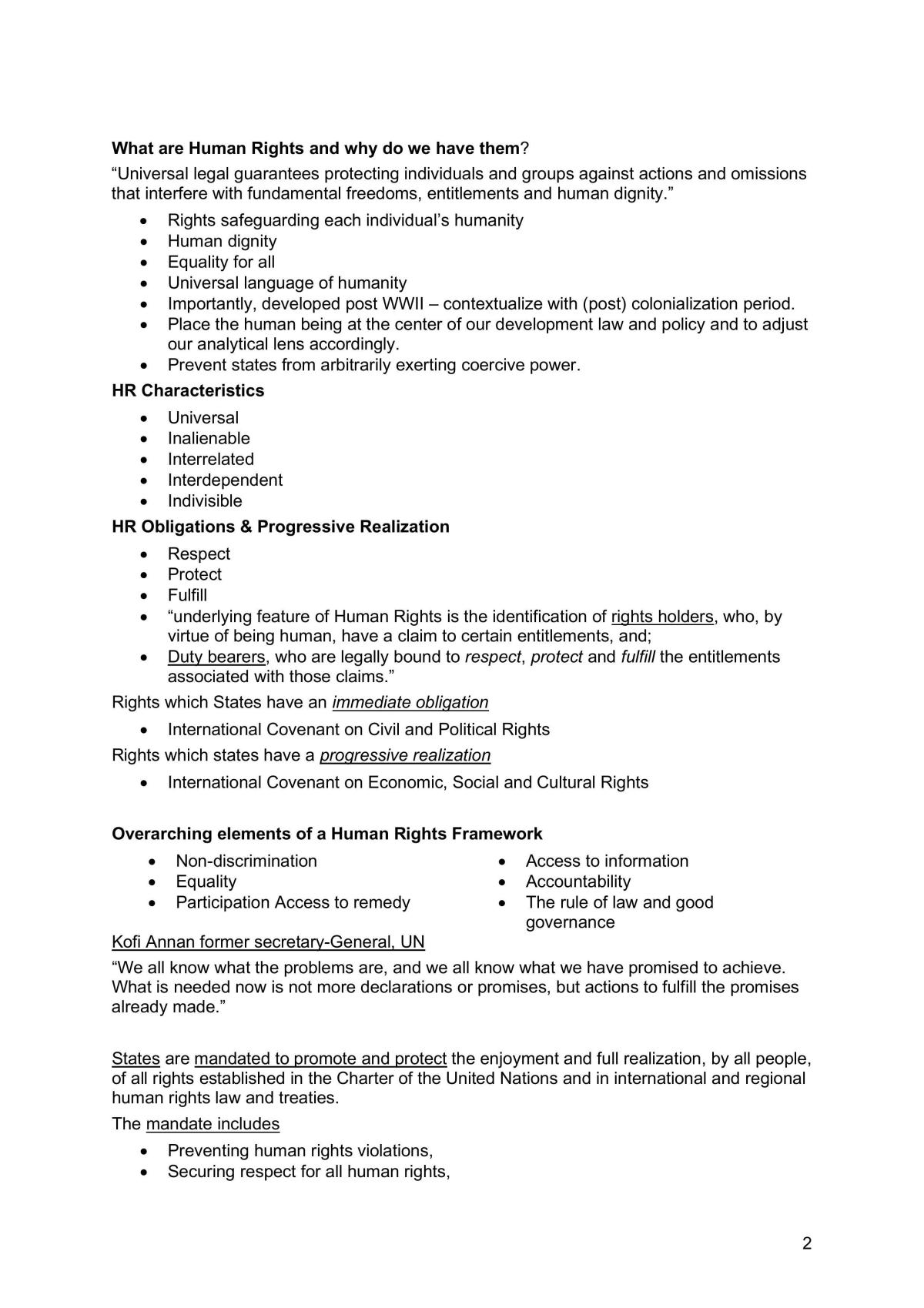 Human Rights and Creative Practices Summary - Page 2