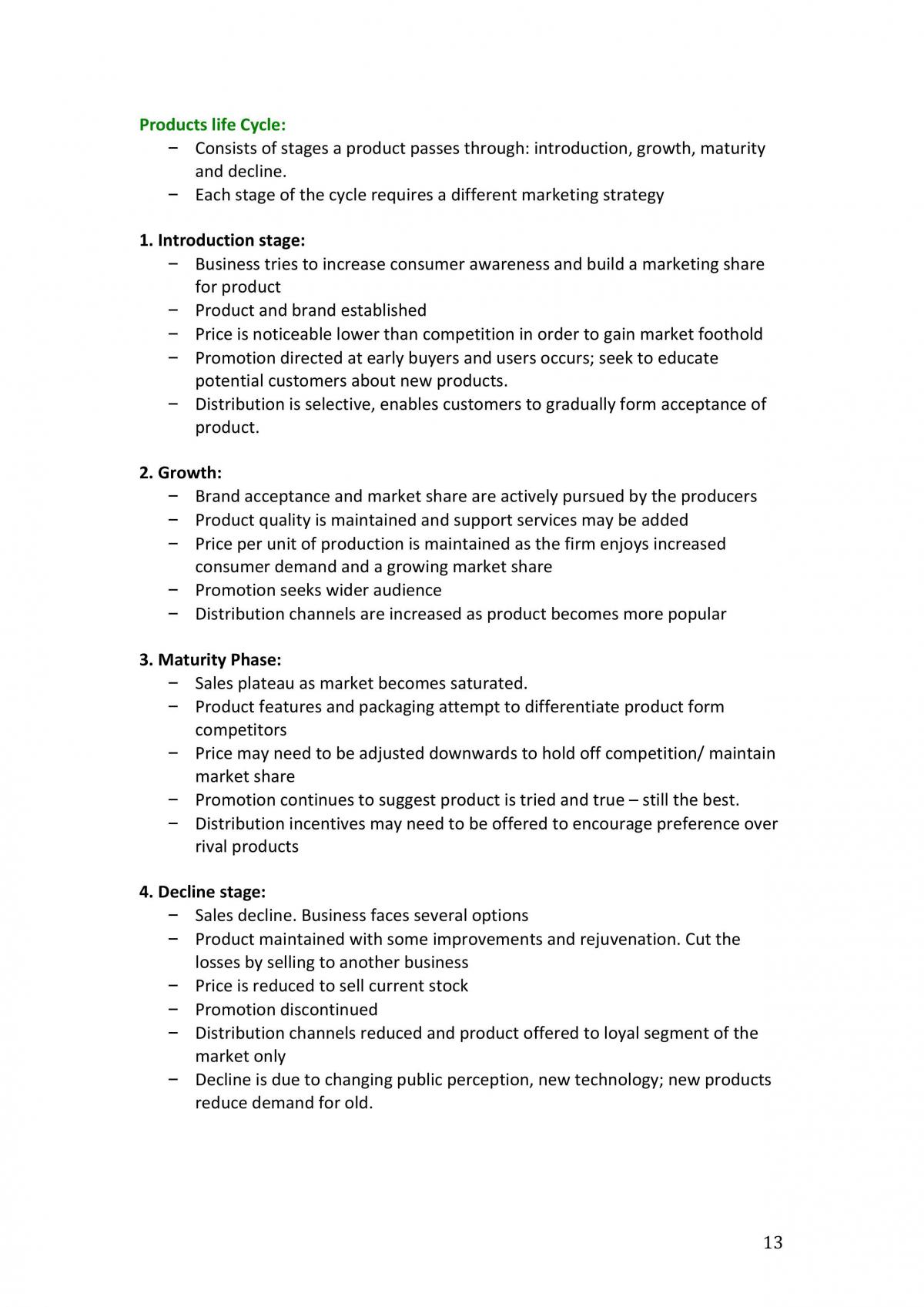Marketing Notes - Page 13