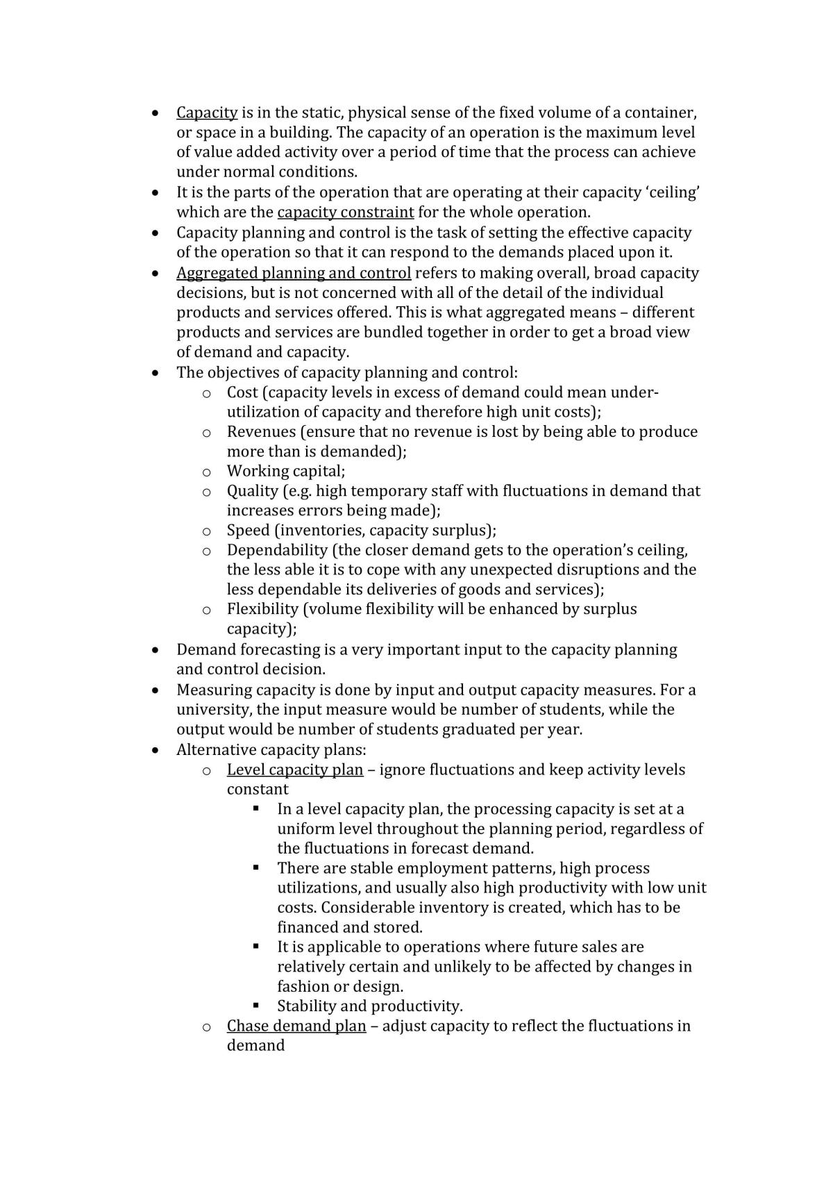 Operations Management - Exam Summary - Page 20