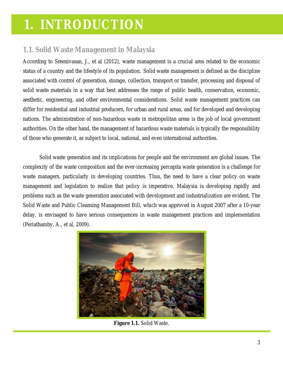Solid Waste Management In Malaysia - Page 2