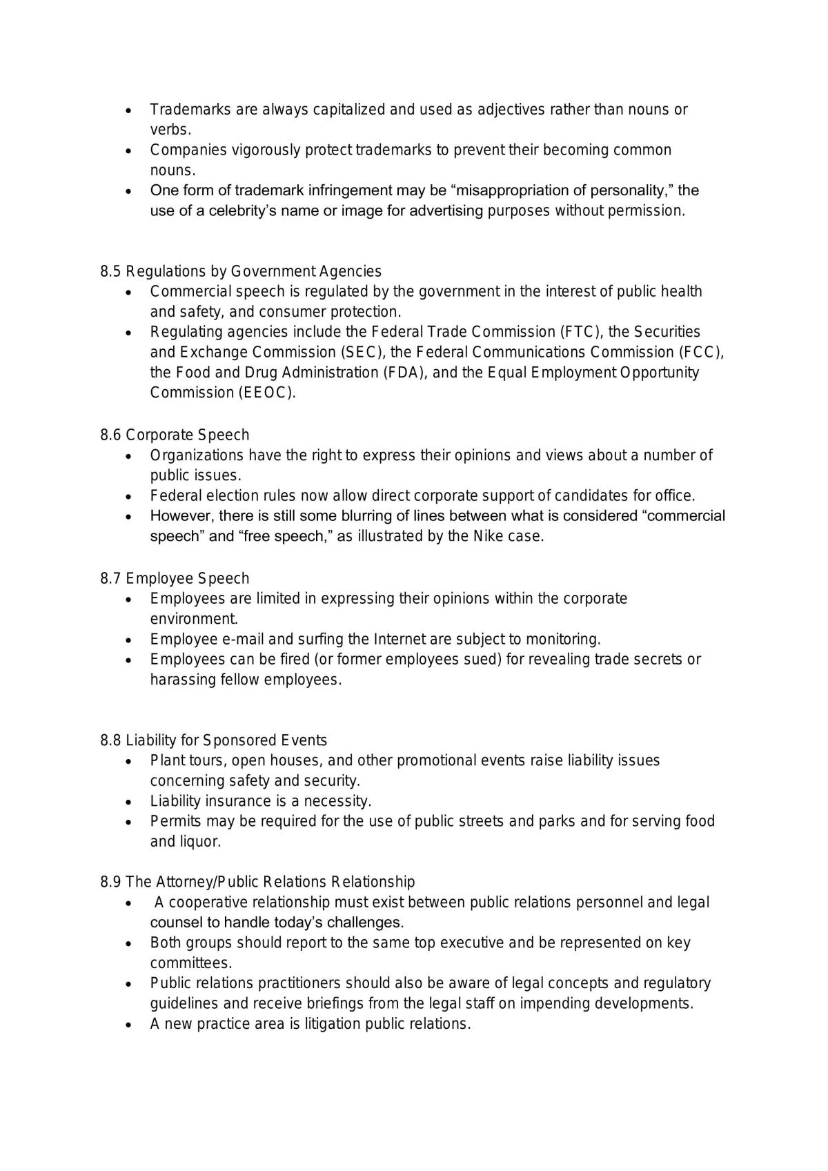 Strategies and Tactics of Public Relations Notes  - Page 11