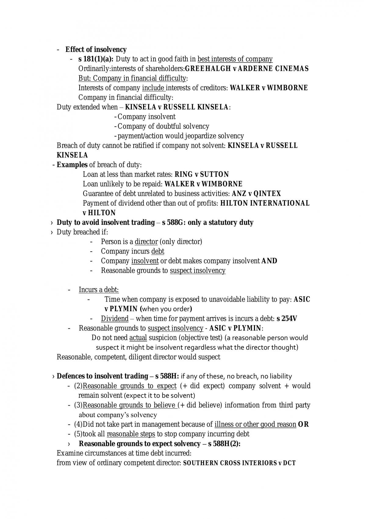 CLAW2201 Final Exam Notes - Page 14