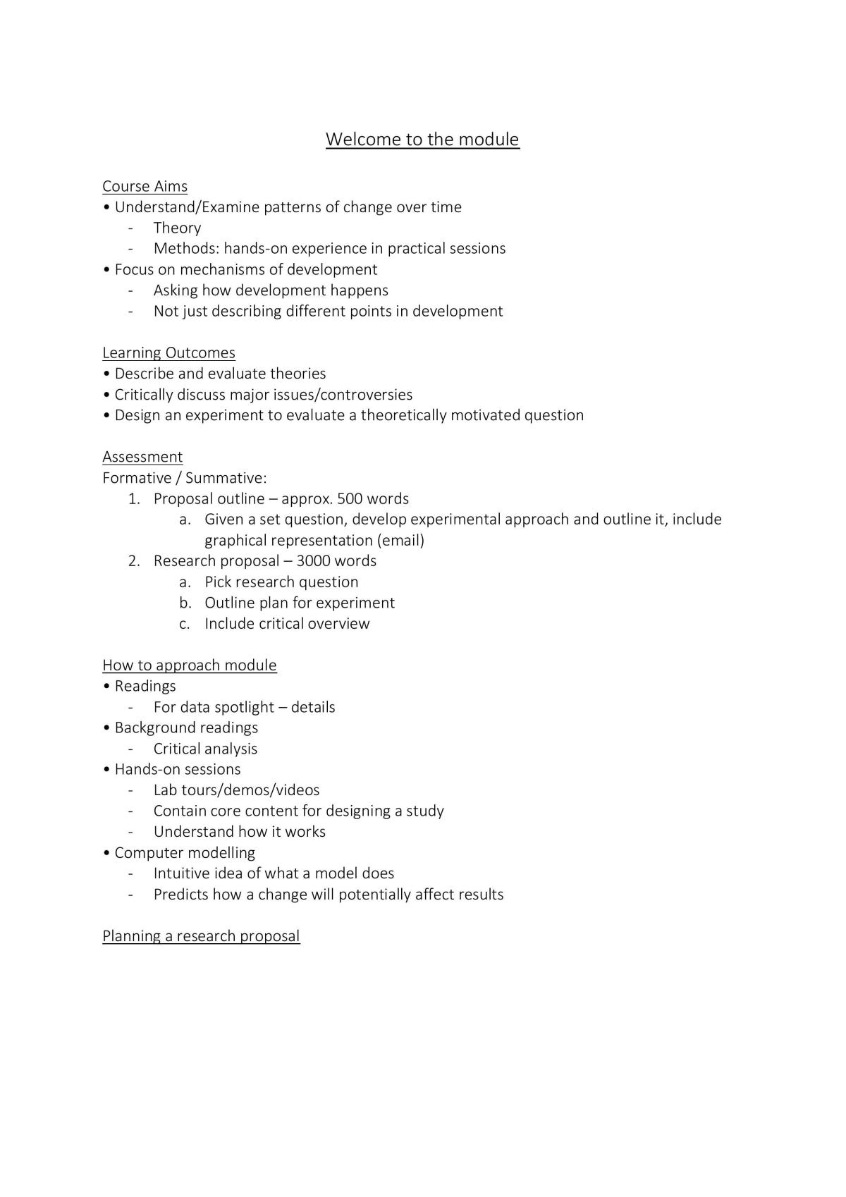 Developmental Science in Action lecture notes  - Page 2