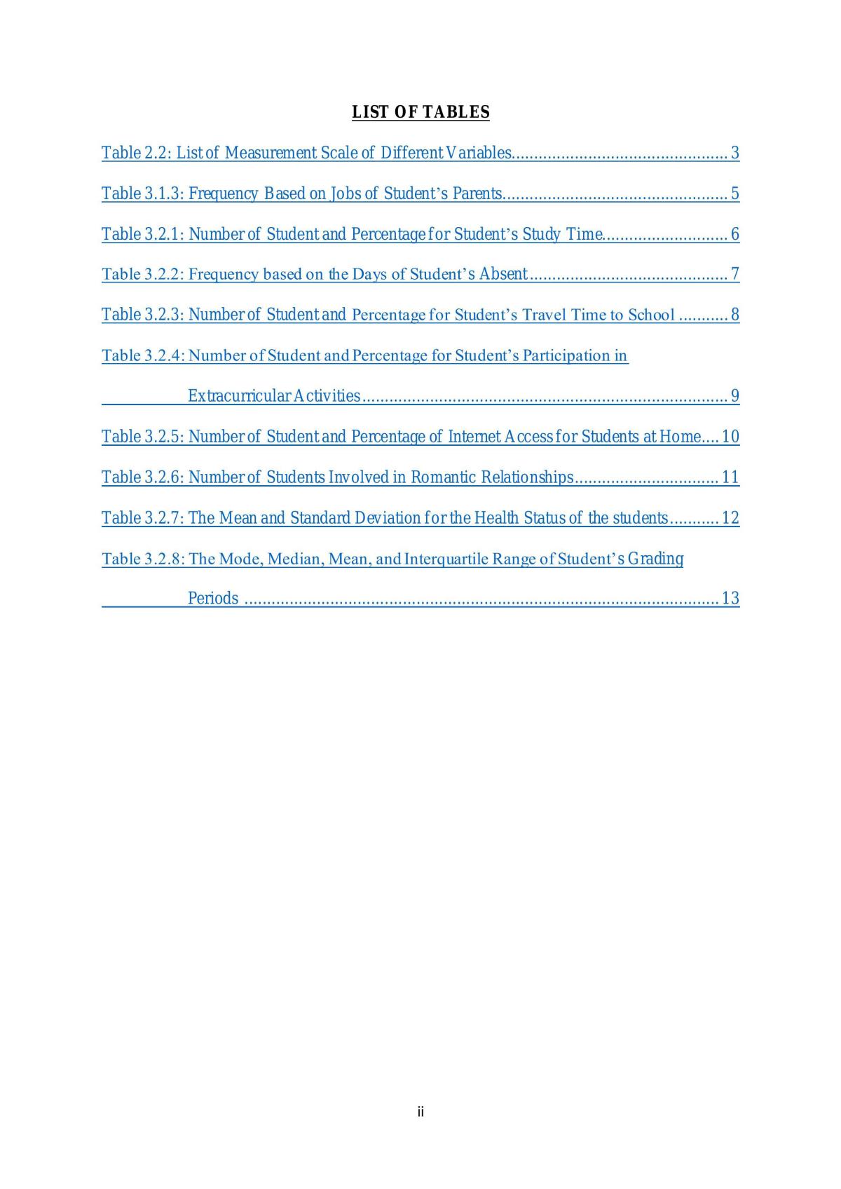 Student Influential Factors in Mathematics Achievement - Page 2