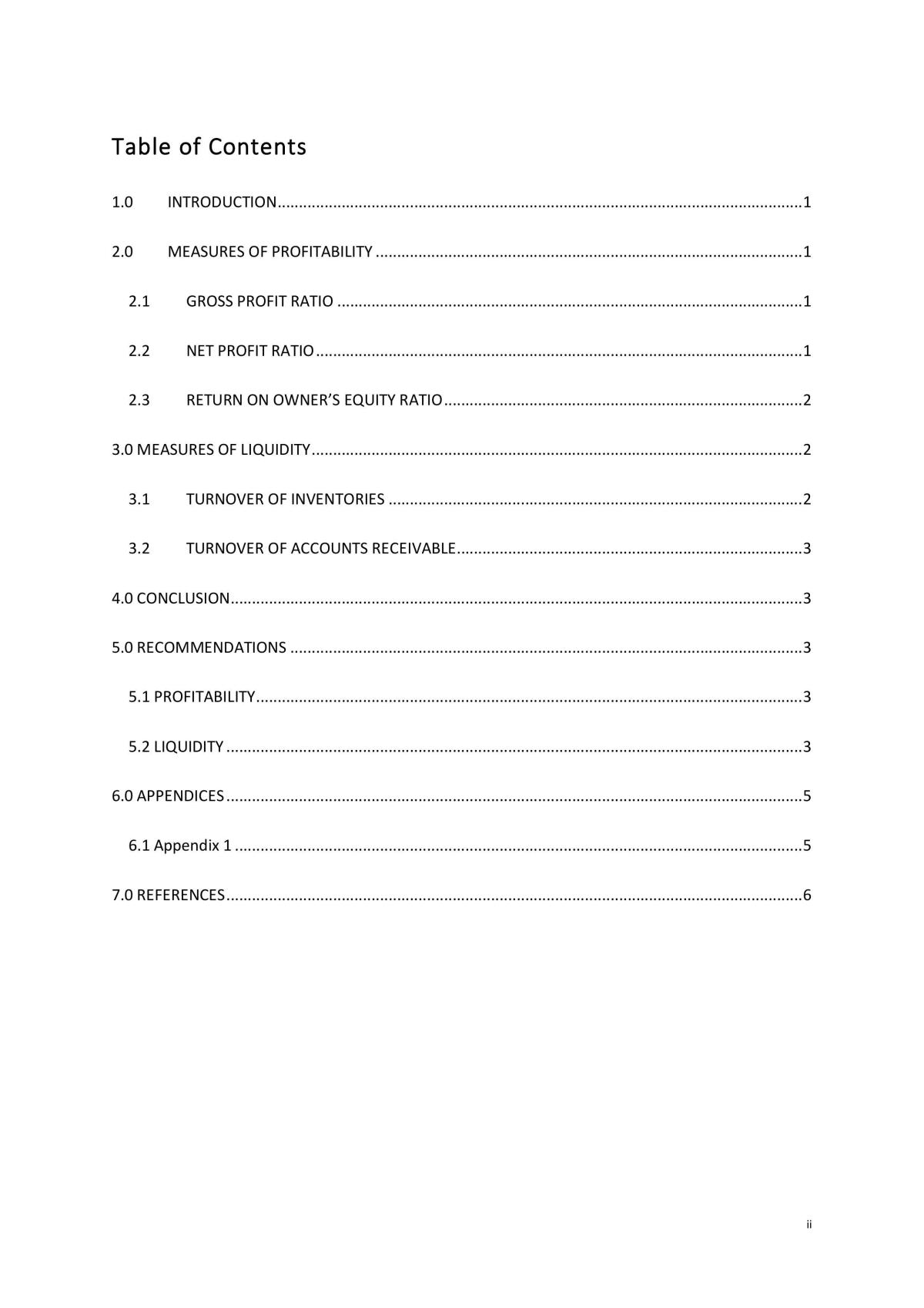 Financial Performance of Elephant Stripes - Page 2