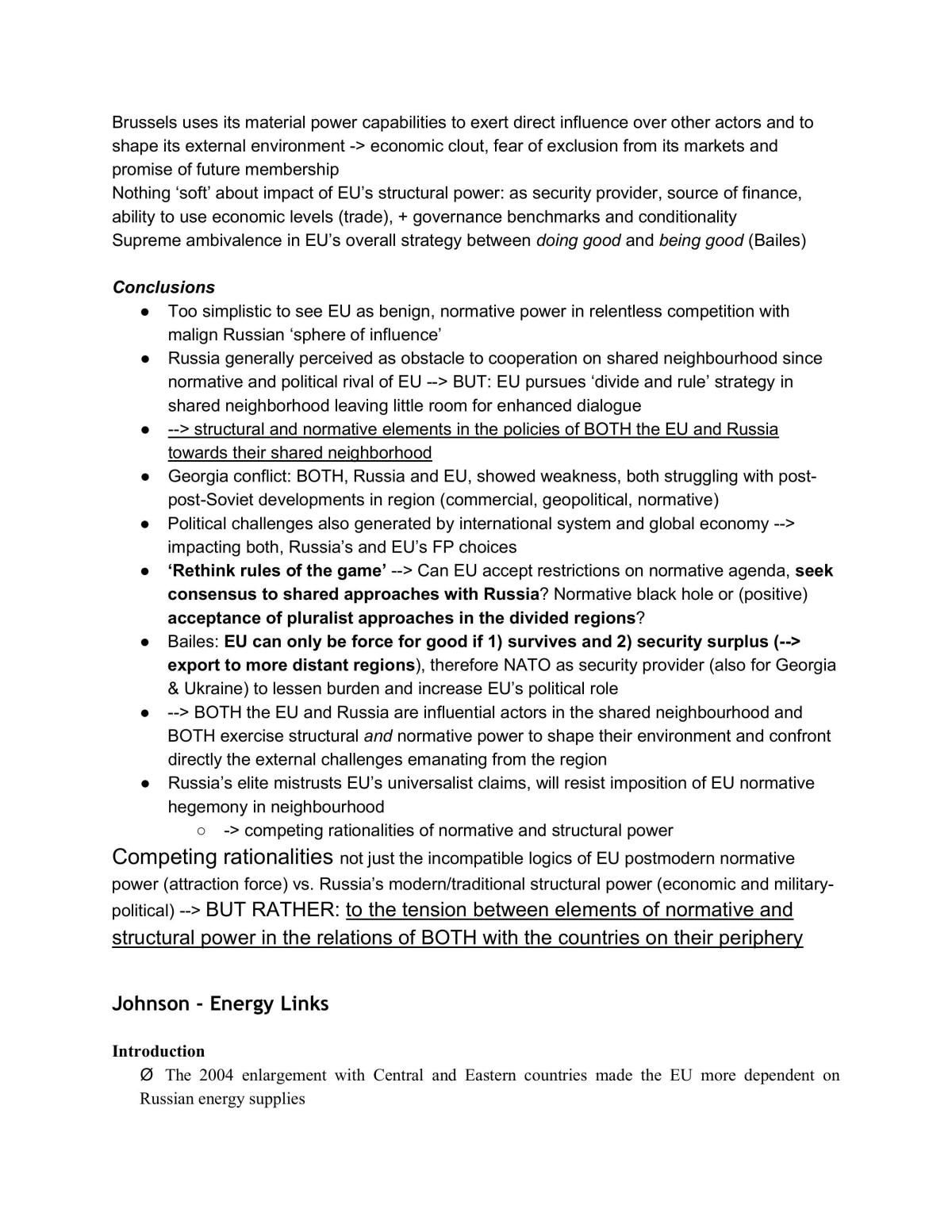 Capstone Seminar in Foreign Policy - Study Guide - Page 36