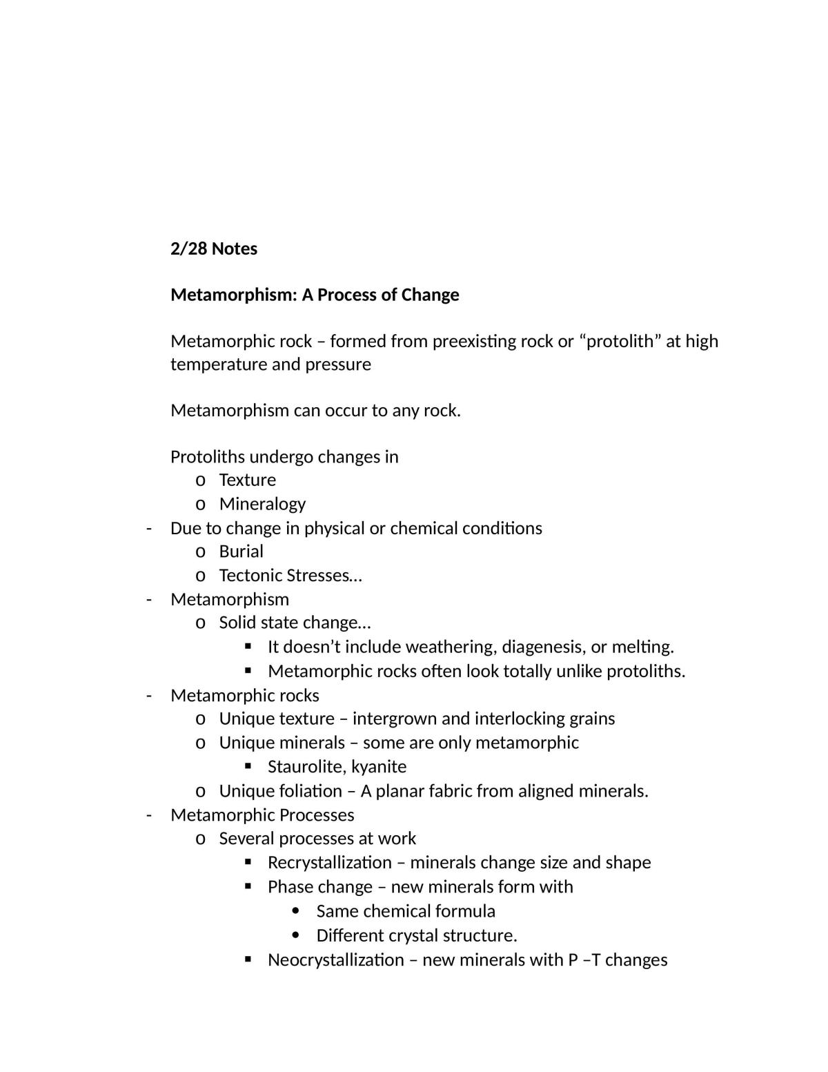 Earth Science Notes - Page 28