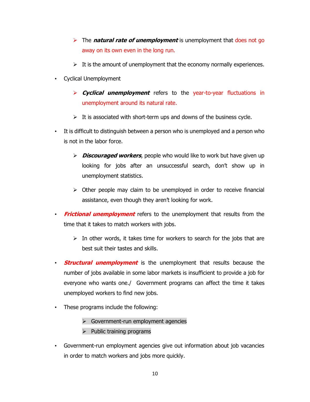 Macroeconomics Study Notes - Page 10