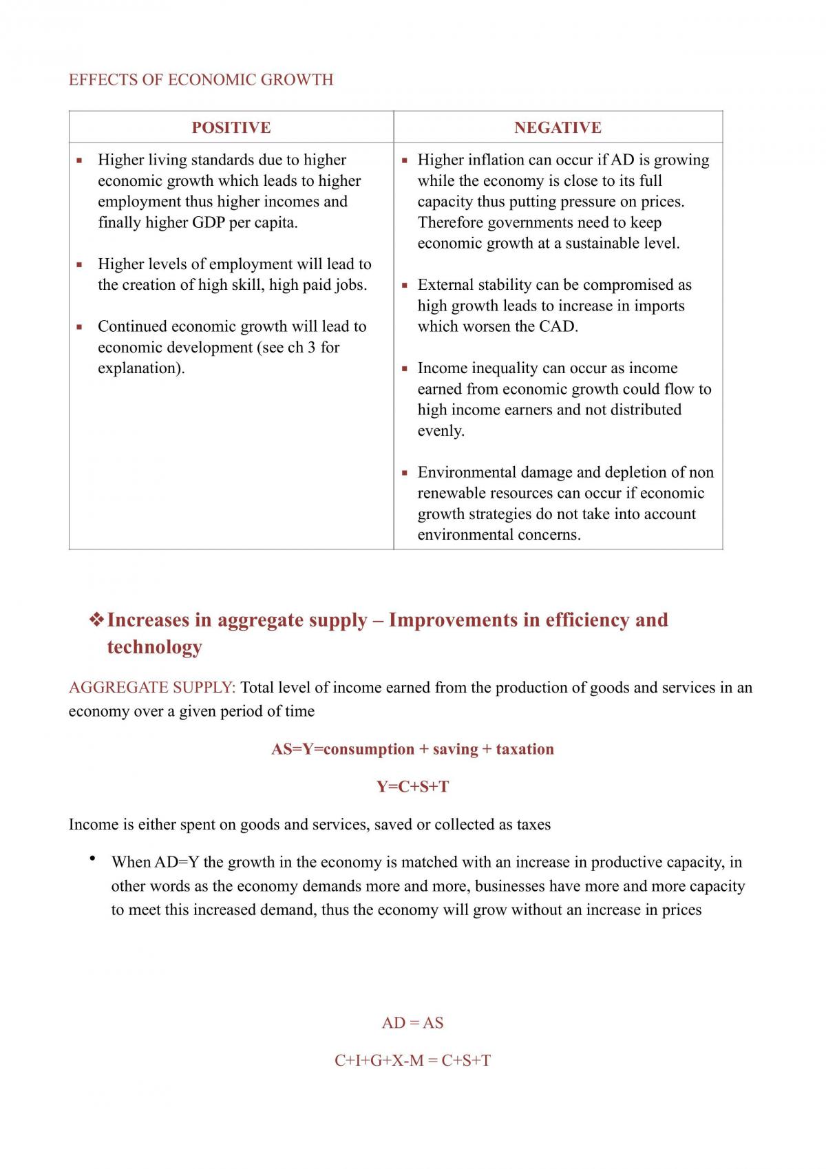 HSC Economics Topic 3 Syllabus Notes - Page 27