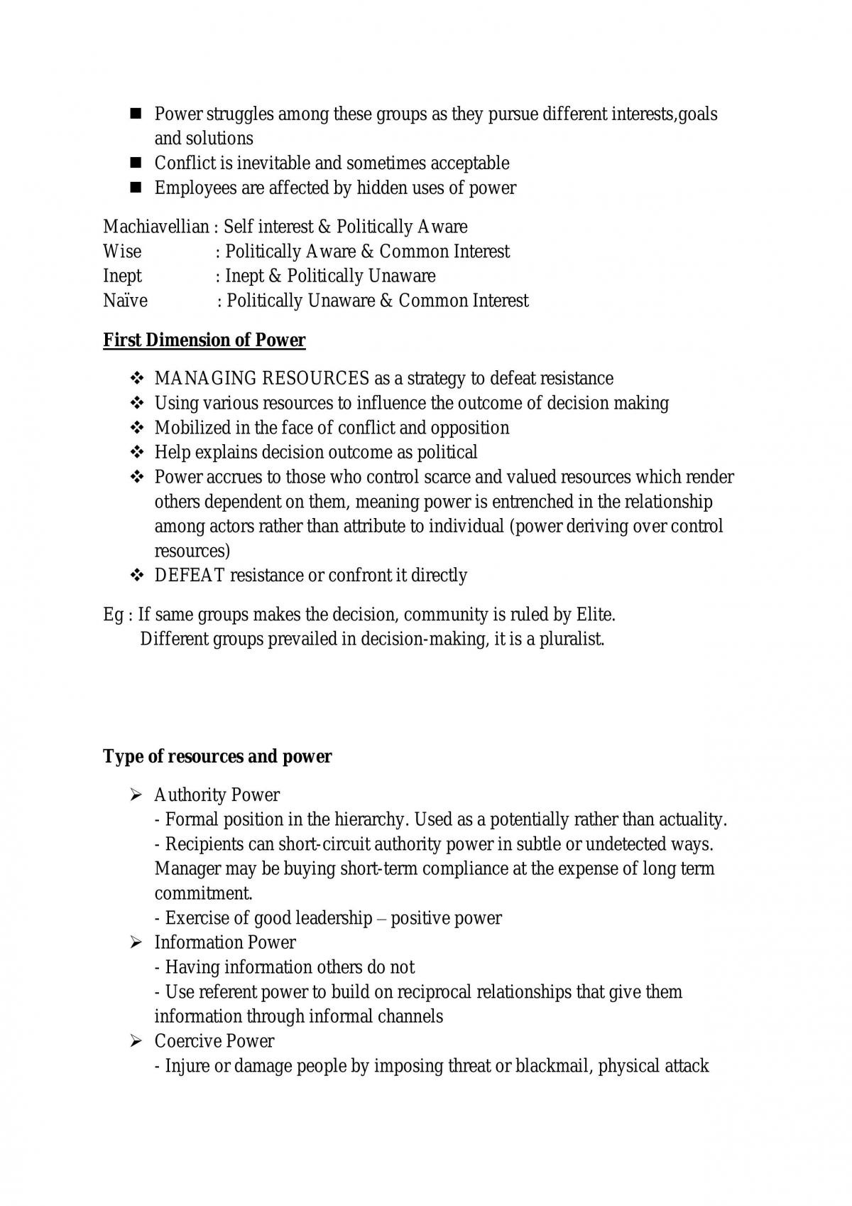 Organizational Behavior Notes - Page 15