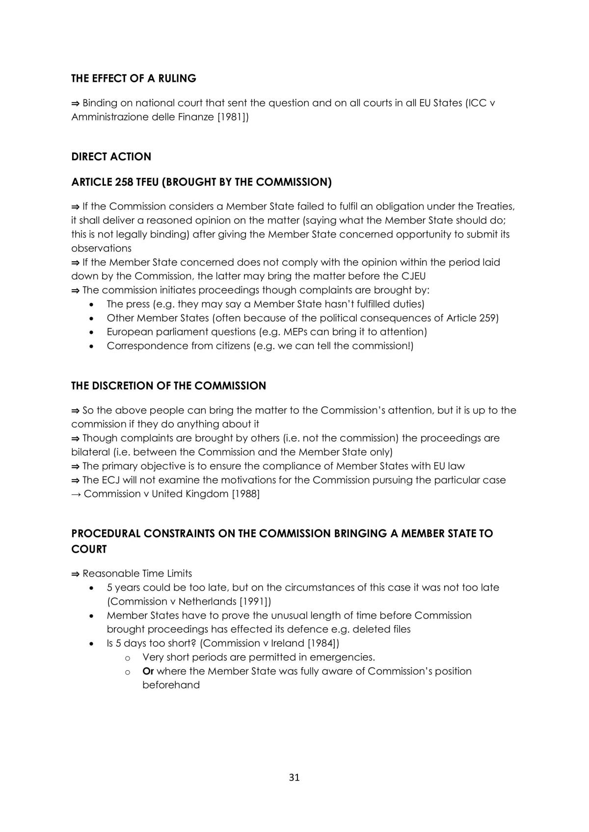 EU Law Study Notes - Page 31