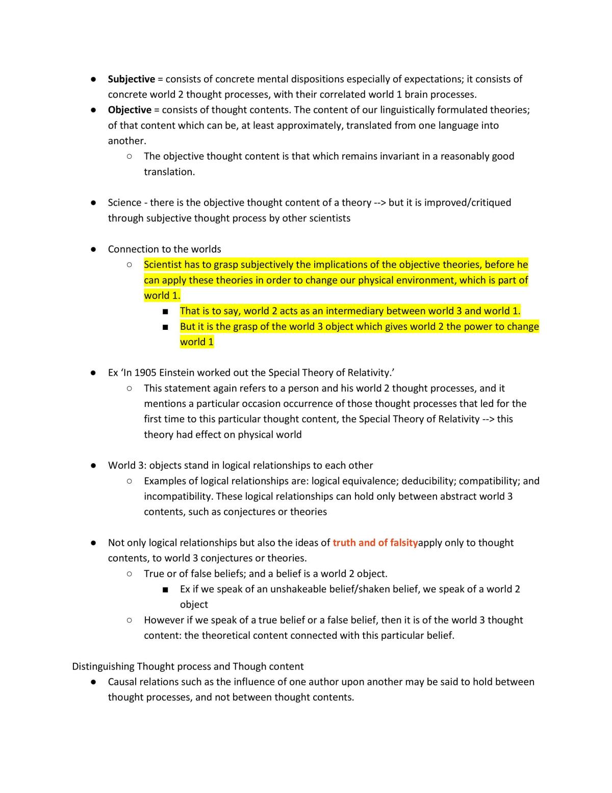 Topics in Philosophy of Science - Study Guide - Page 39