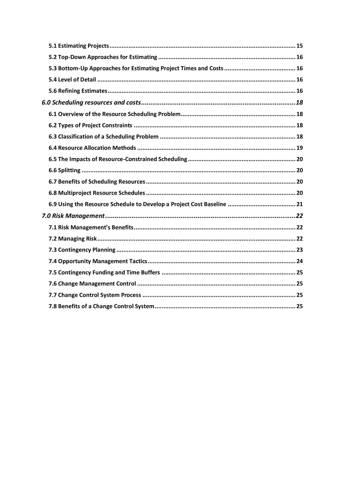 Project Management Notes - Page 2