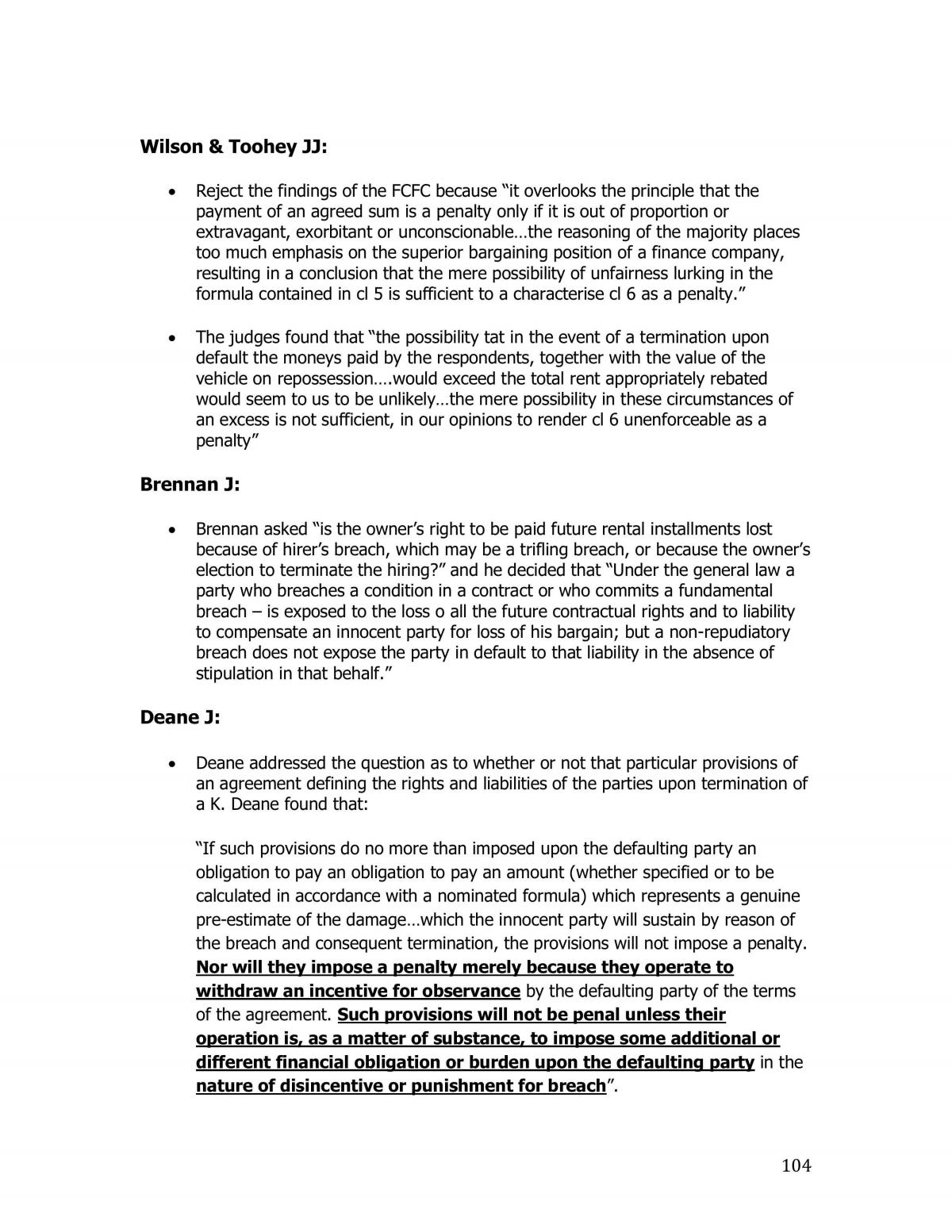 Comprehensive Notes on the Law of Contracts  - Page 104