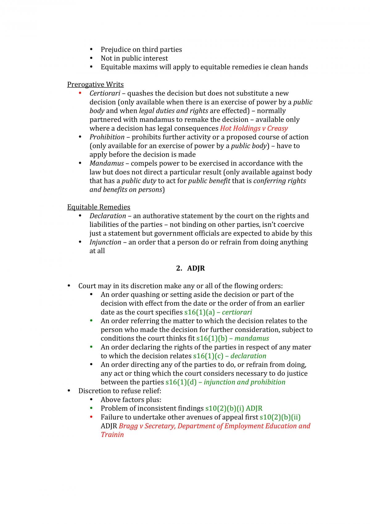 Administration Law Notes  - Page 14