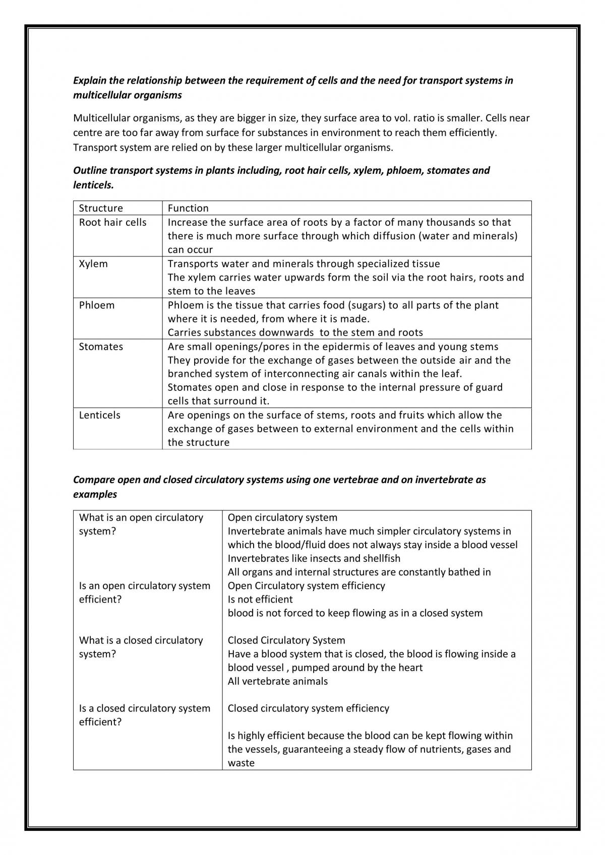 Preliminary Biology Notes (Complete) - Page 21