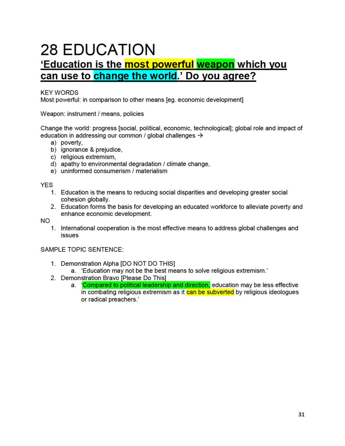 Essay outlines - Page 31