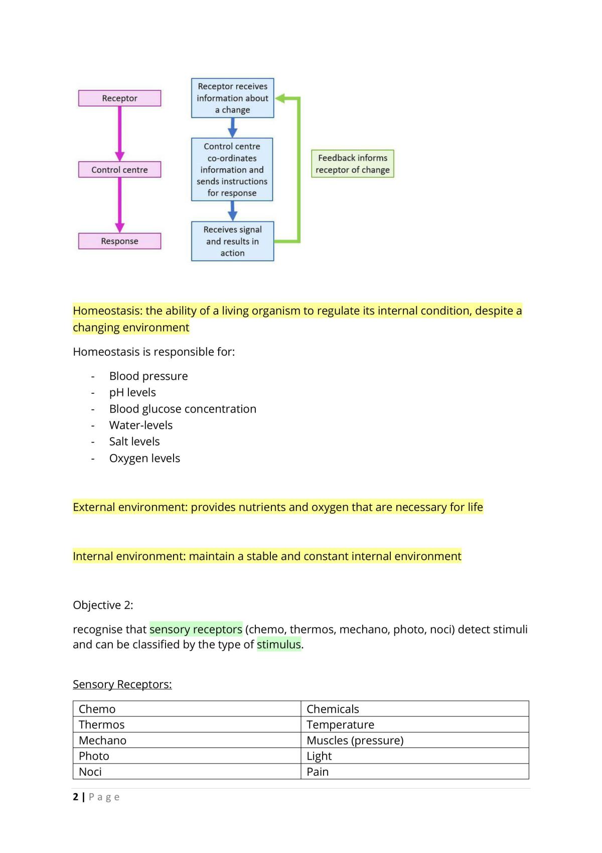 Unit 2 Biology Notes - Page 2