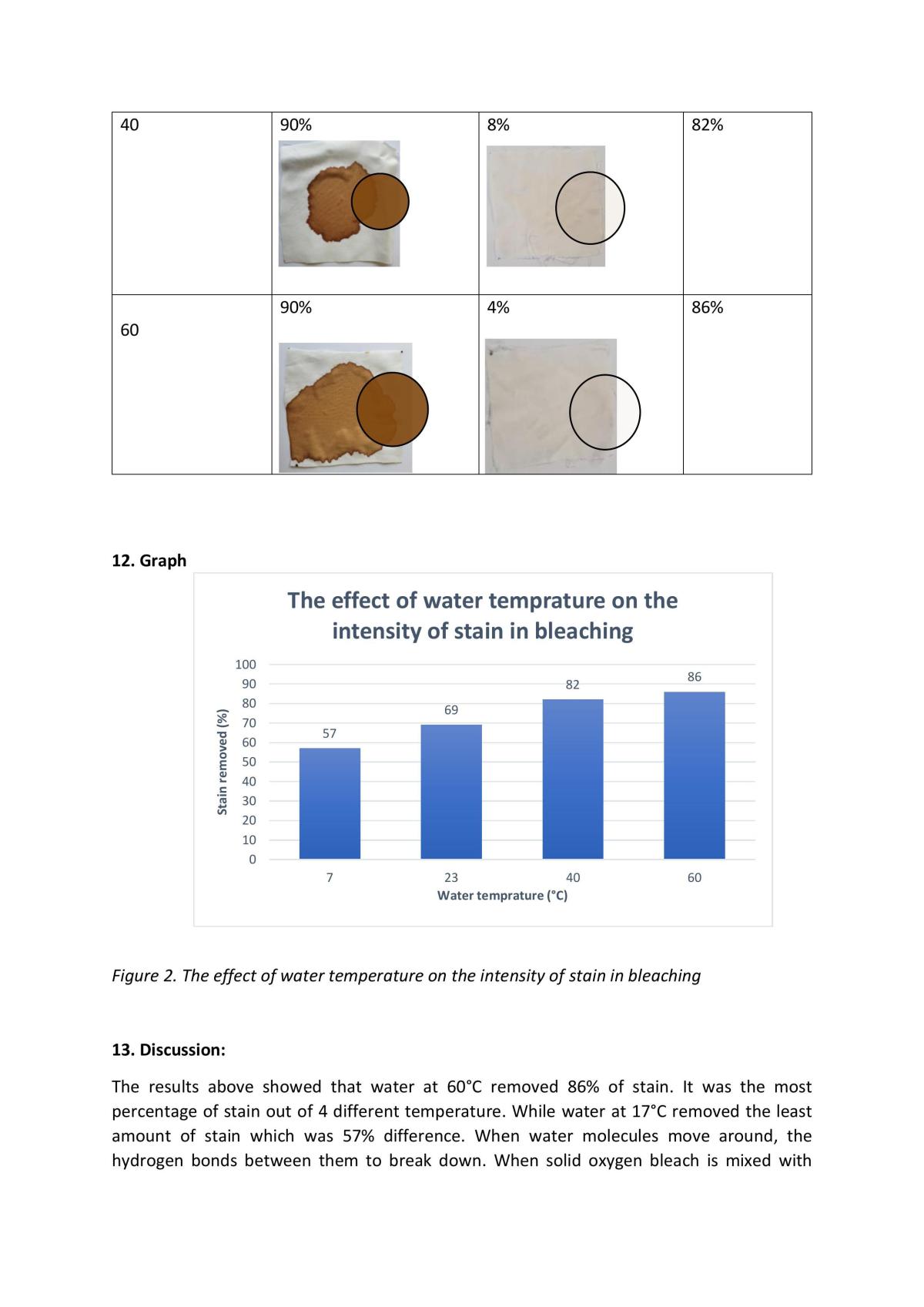 Oxygen Bleach Practical Report - Page 8