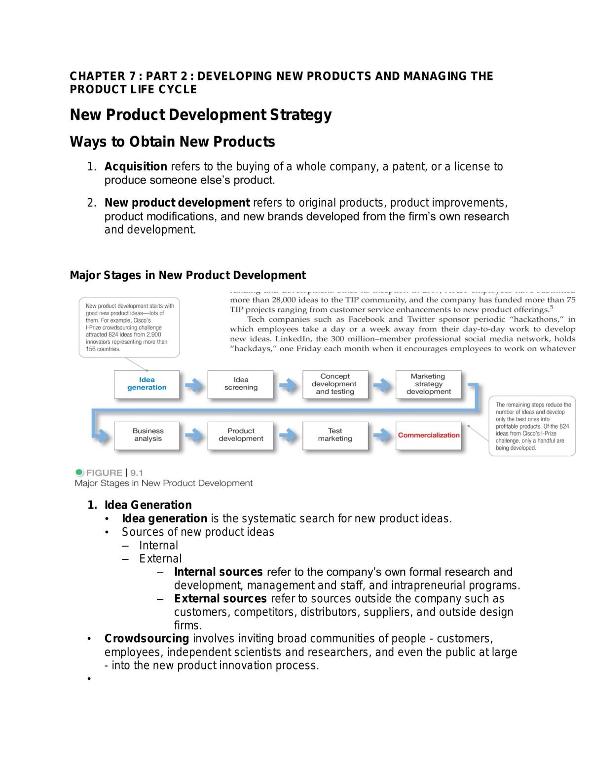 Principles of Marketing Full Notes - Page 51