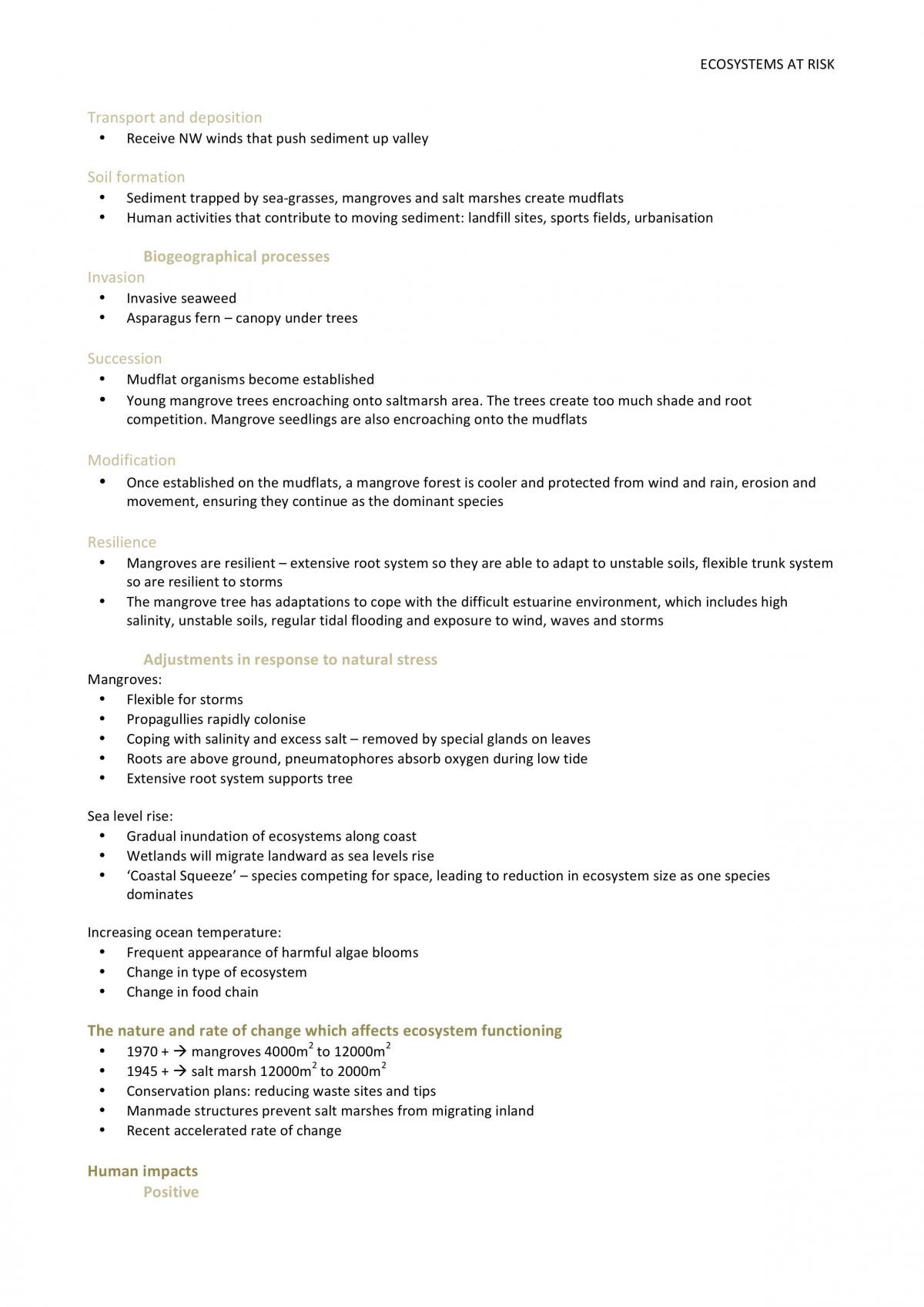 Ecosystems at risk notes - Page 12