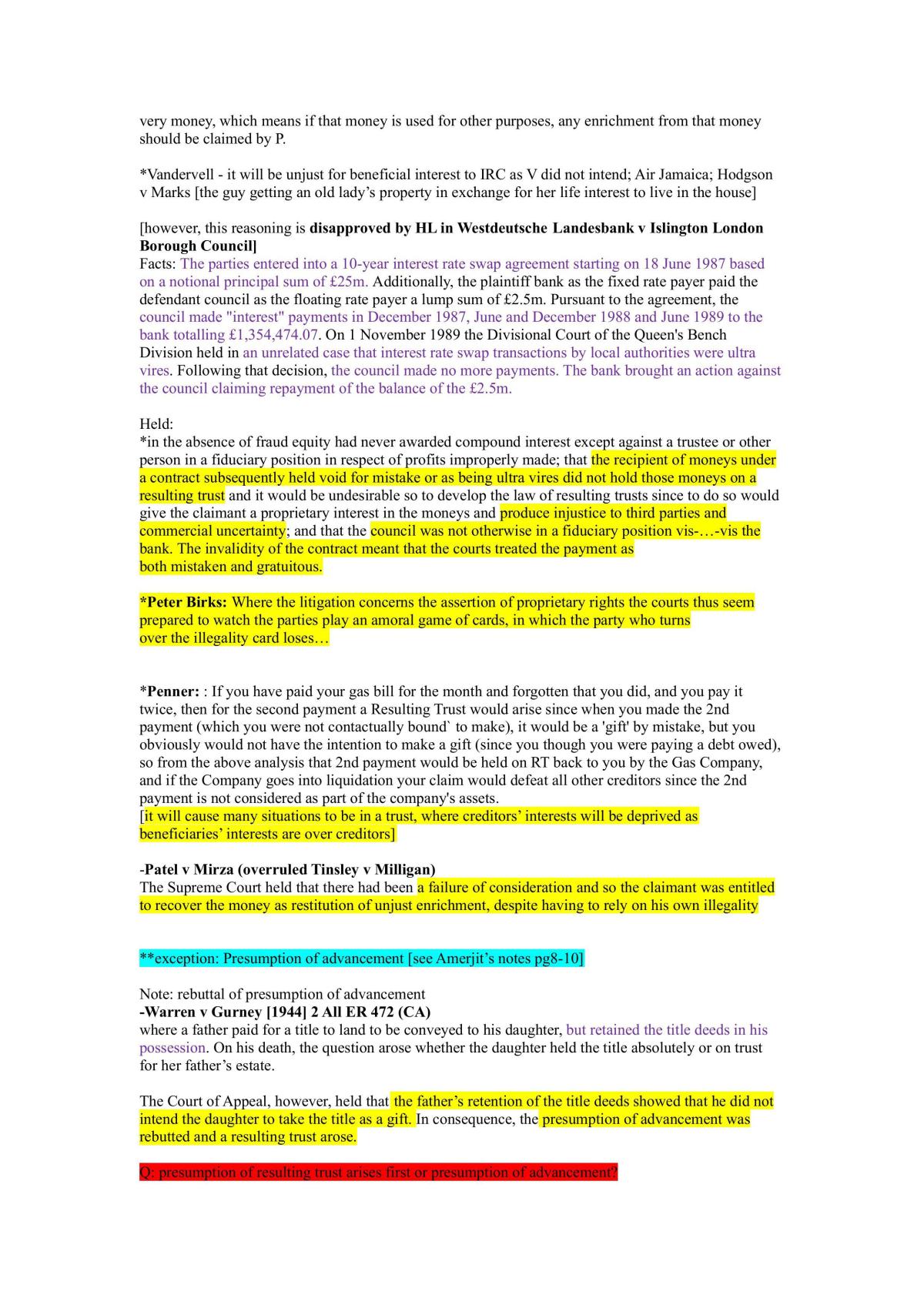 Full study notes on Trusts - Page 25