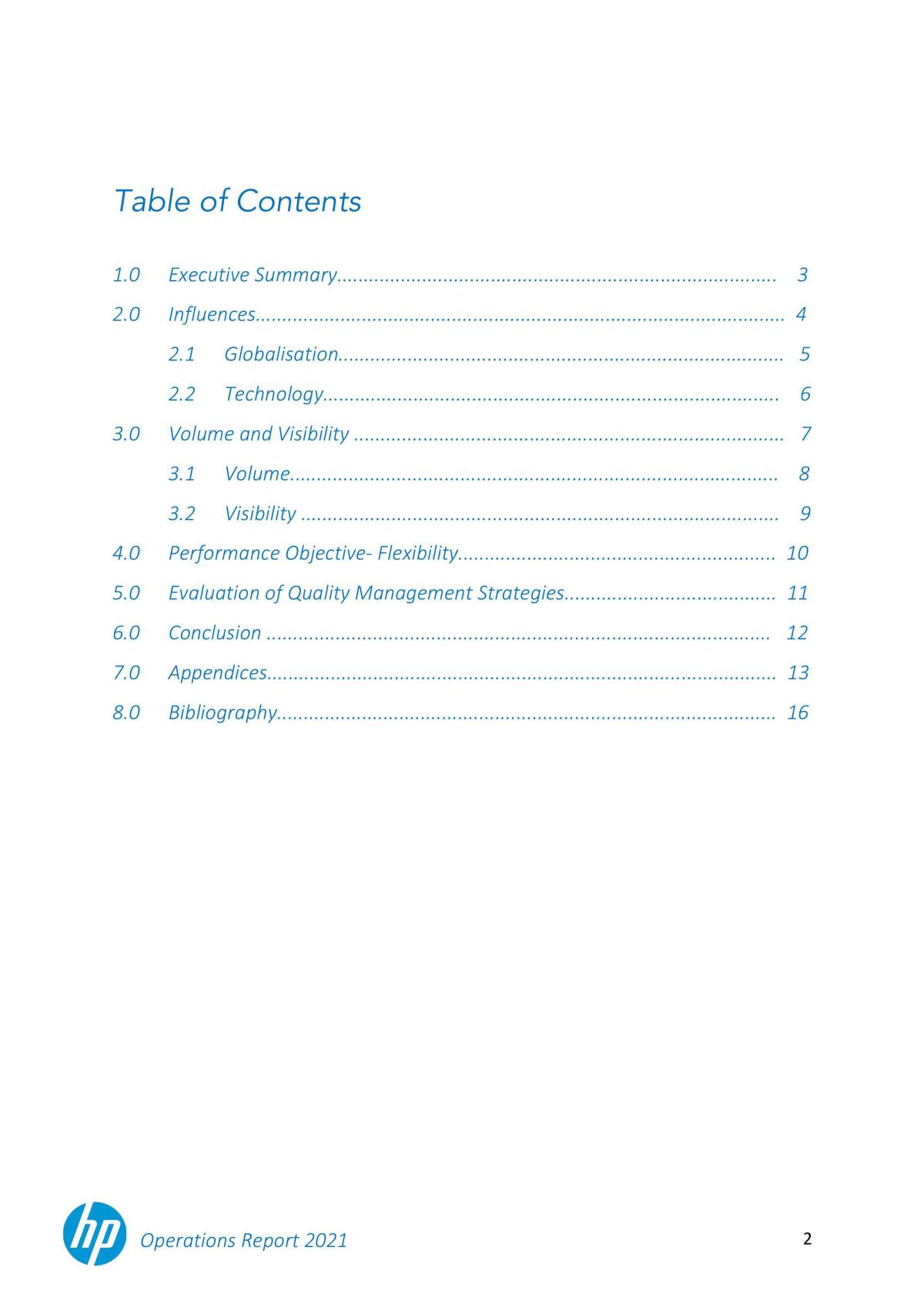 Operations Business Report  - Page 2