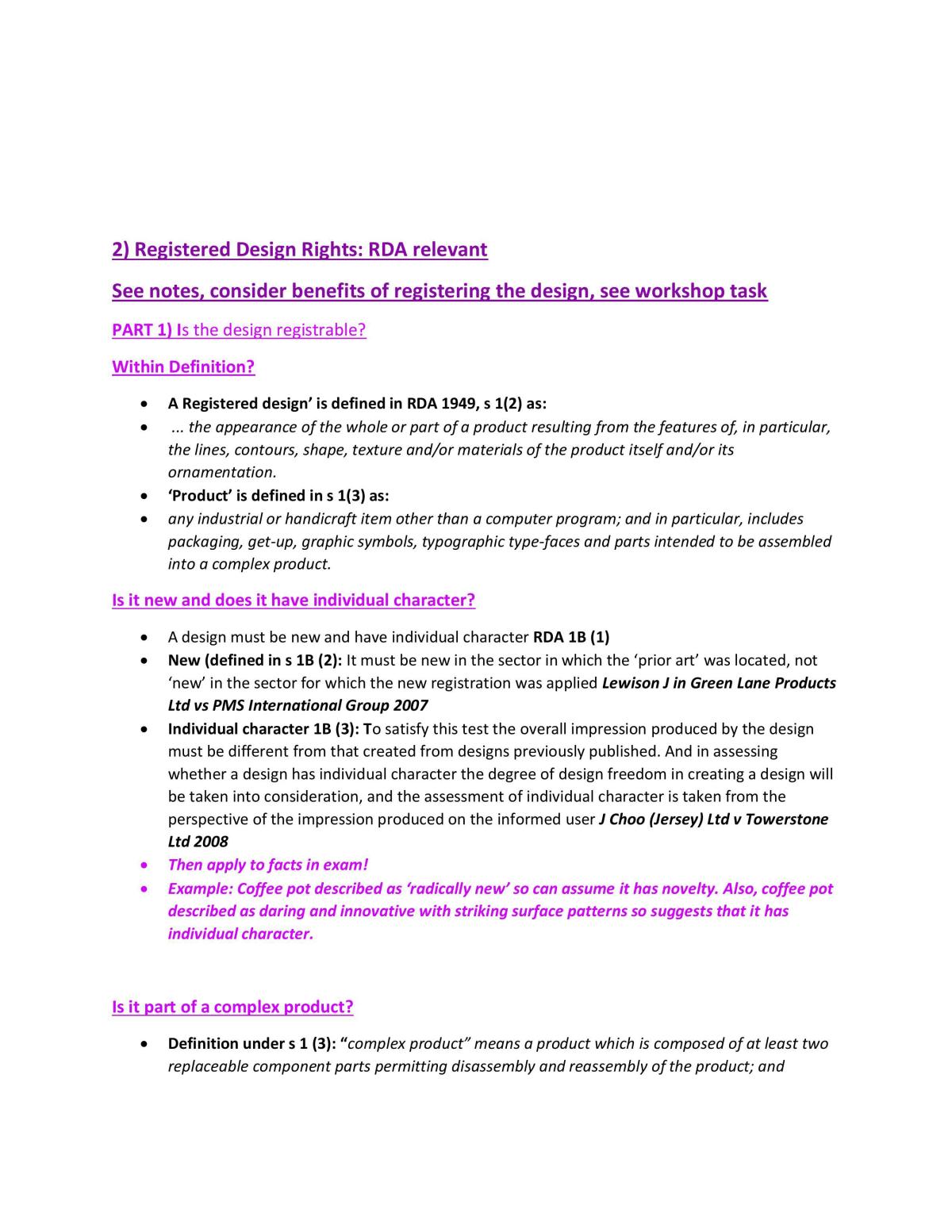 Intellectual Property Notes - Page 10