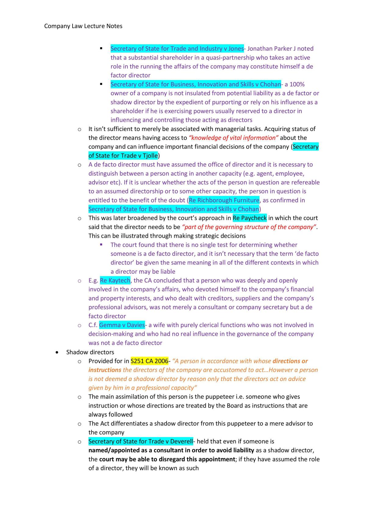 Company Law Notes - Page 55