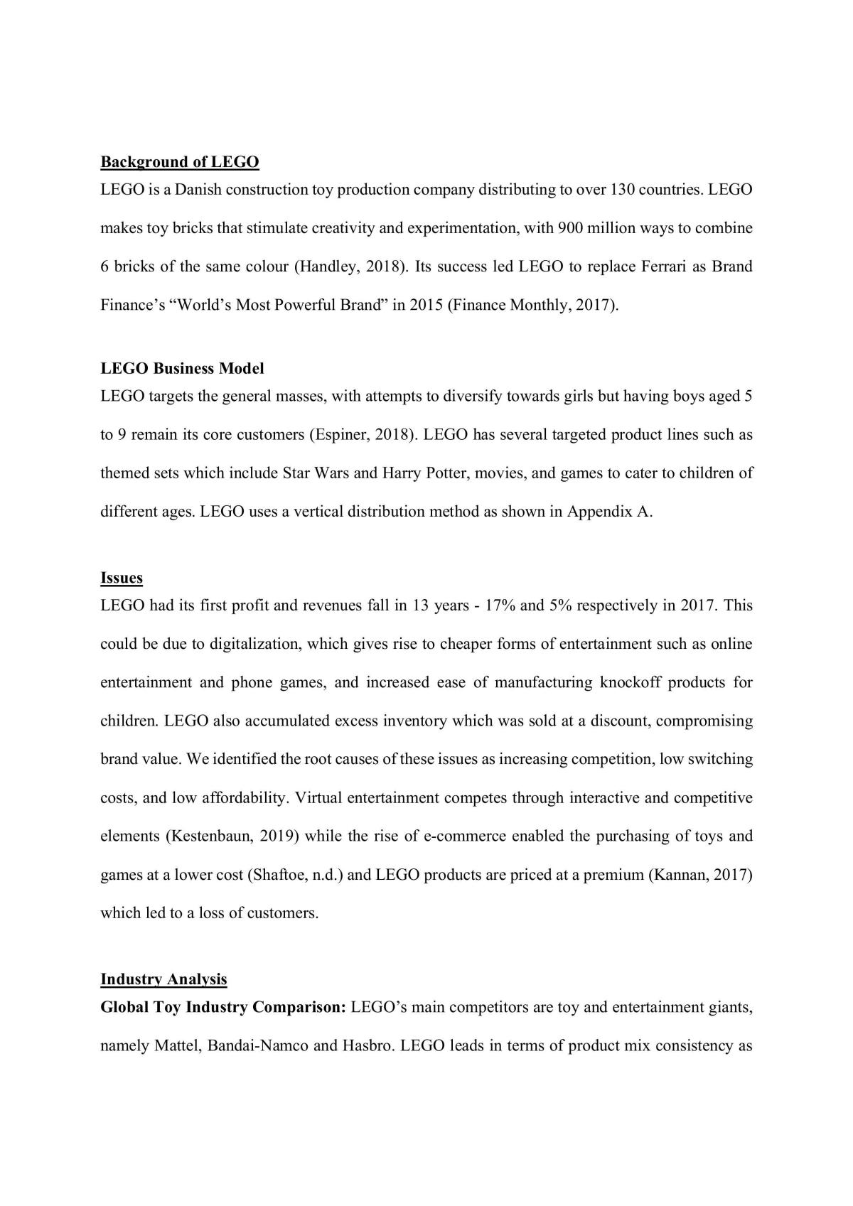 AB3601 LEGO Project - Page 2